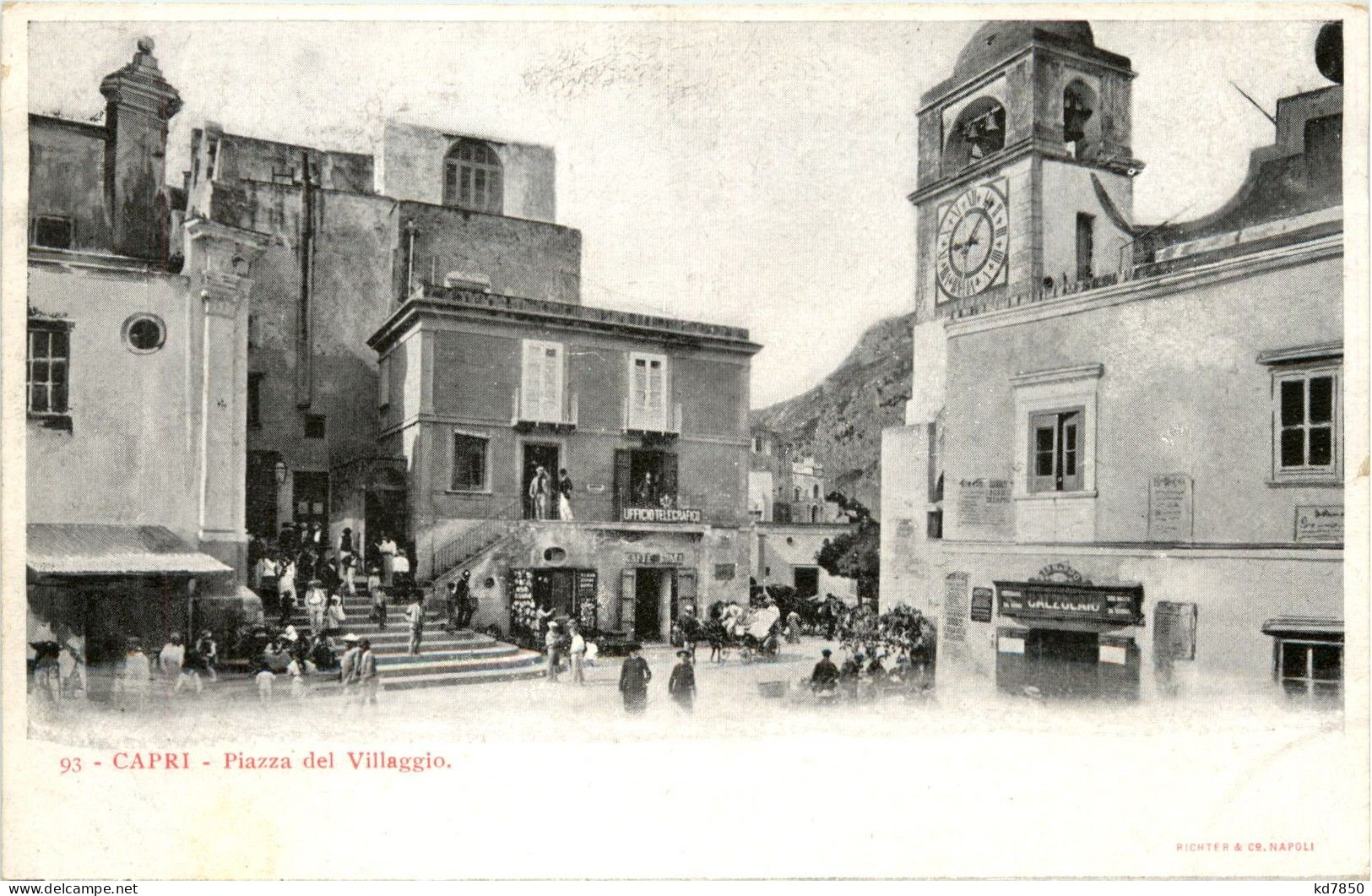 Capri - Piazza Del Villaggio - Napoli