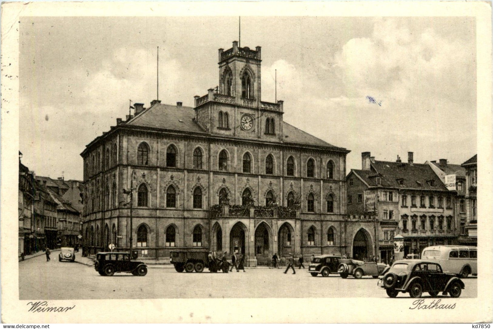 Weimar - Rathaus - Feldpost - Weimar