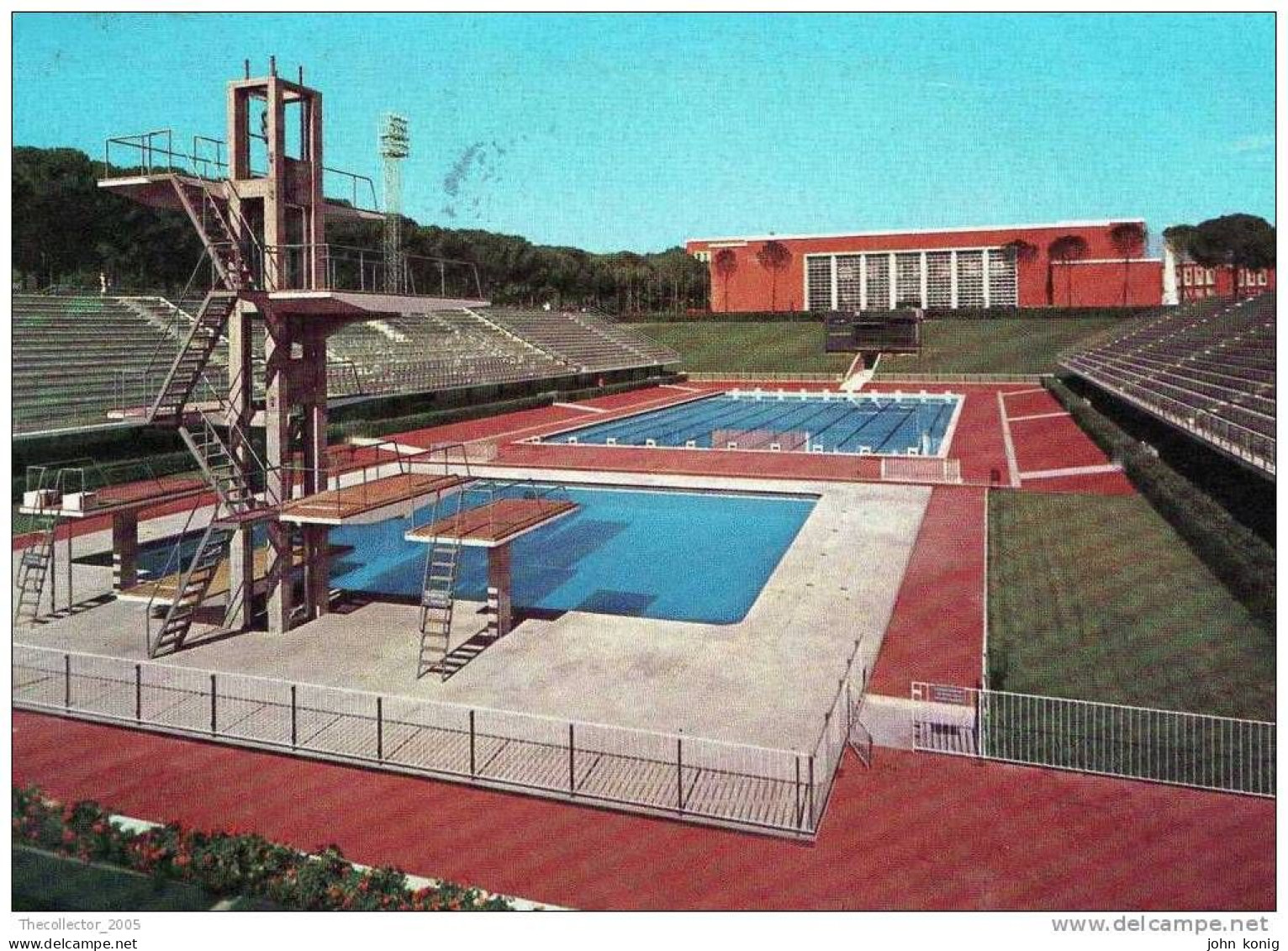 CARTOLINA - POSTCARD - CPT - POSTKARTE - ROMA - FORO ITALICO (1960) - Stades & Structures Sportives