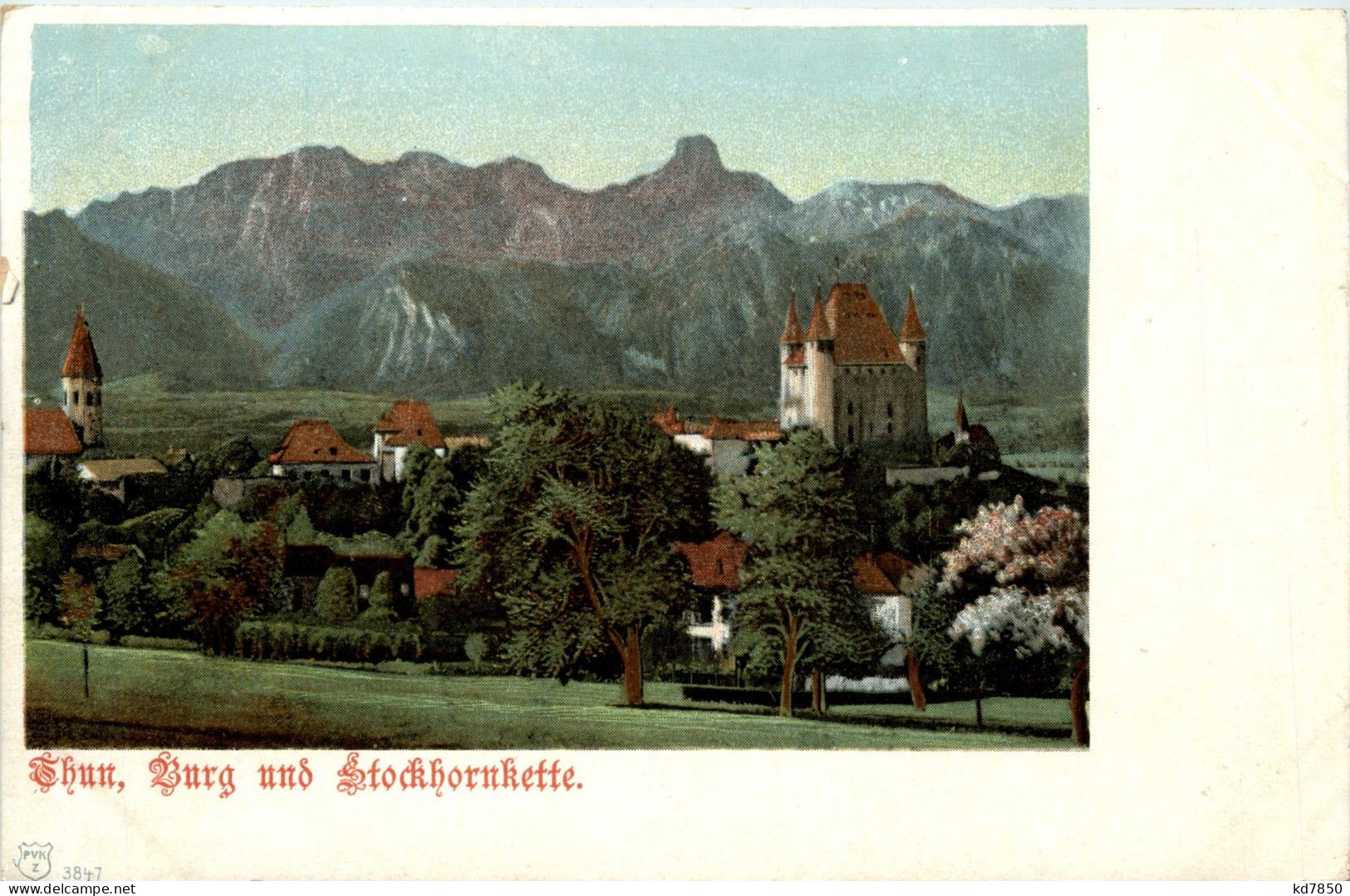 Thun - Burg Und Stockhornkette - Thun
