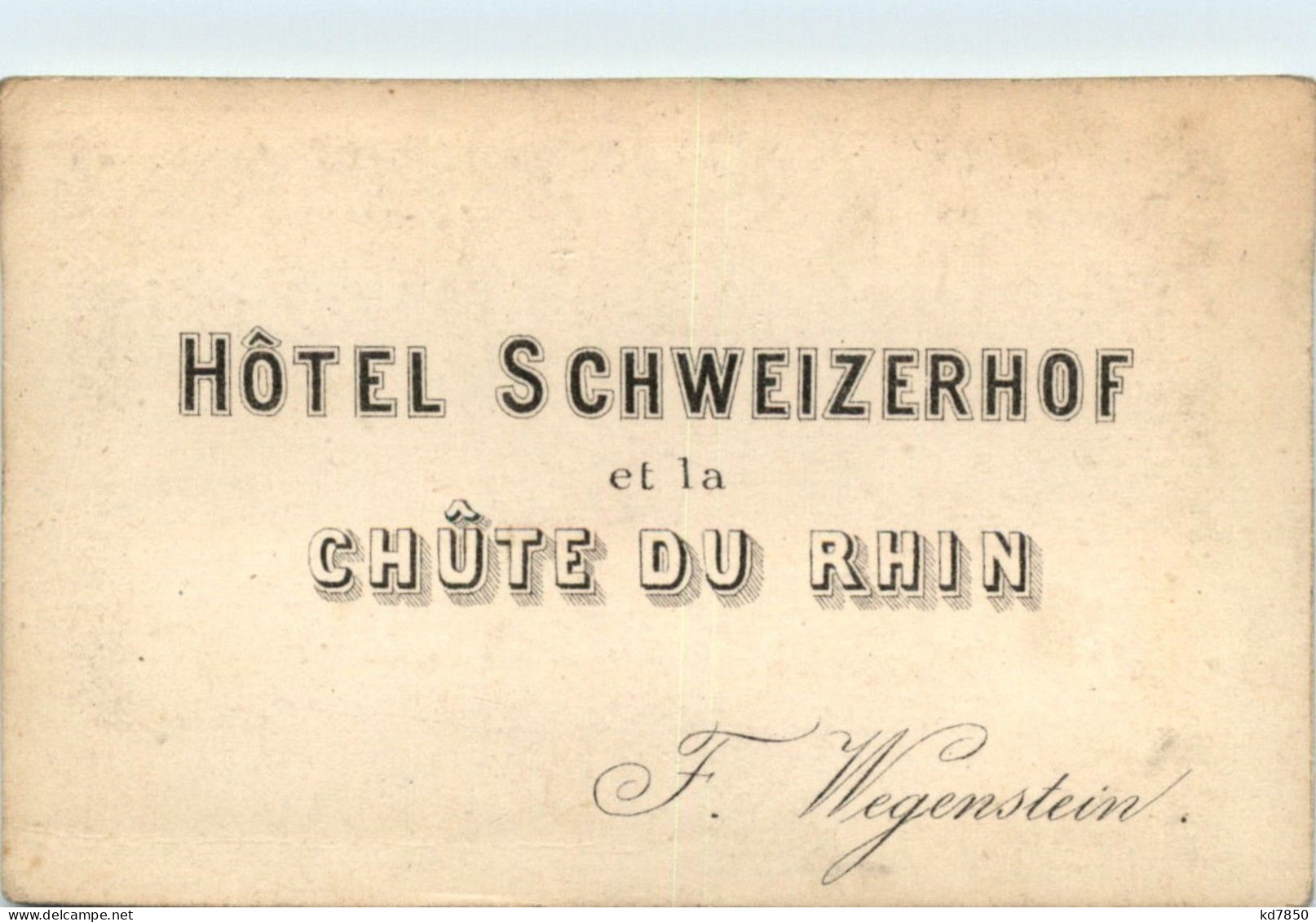 Schaffhausen - Hotel Schweizerhof - Schaffhouse