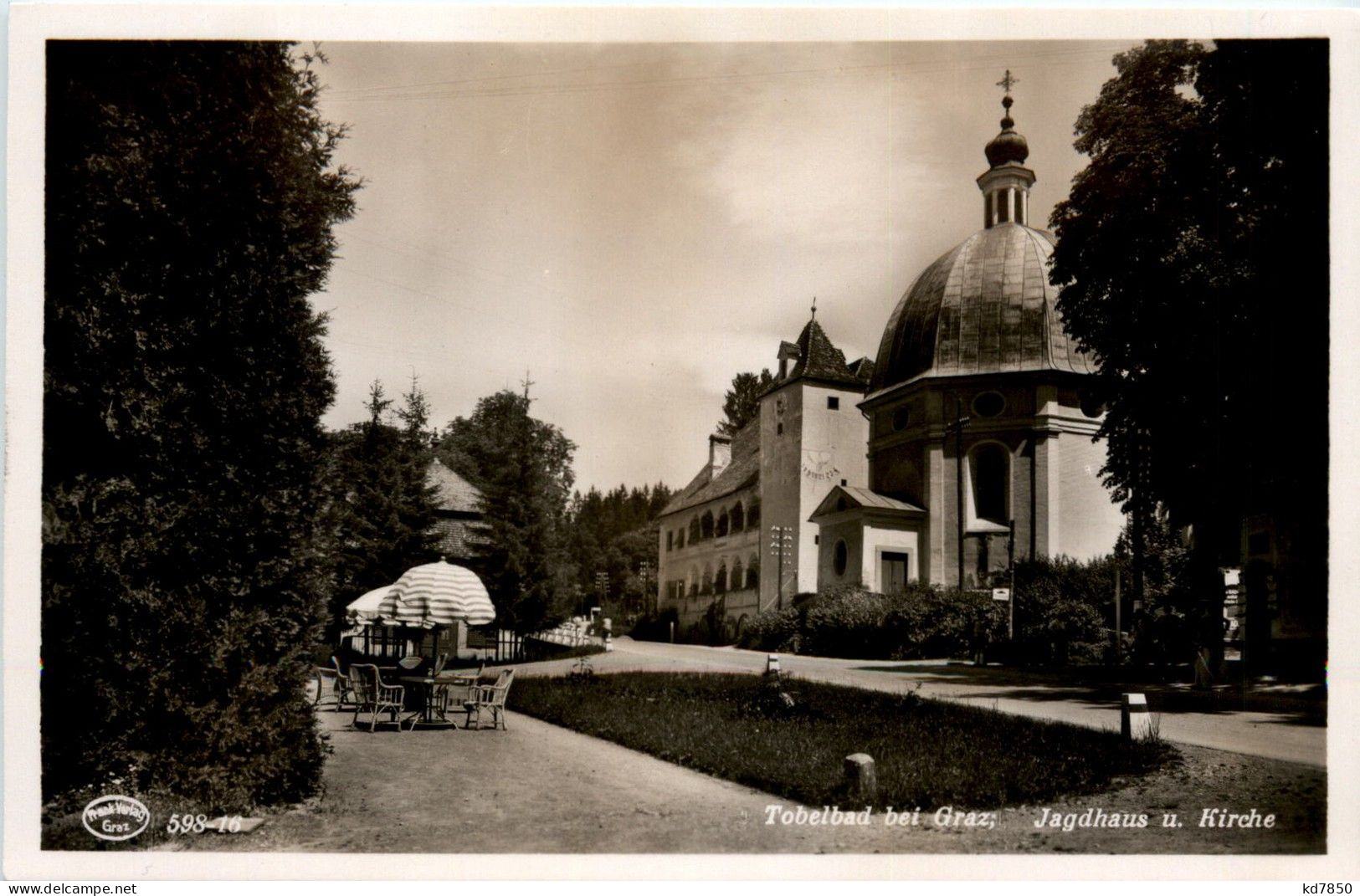 Graz/Steiermark - Graz - Tobelbad , Jagdhaus U. Kirche - Graz