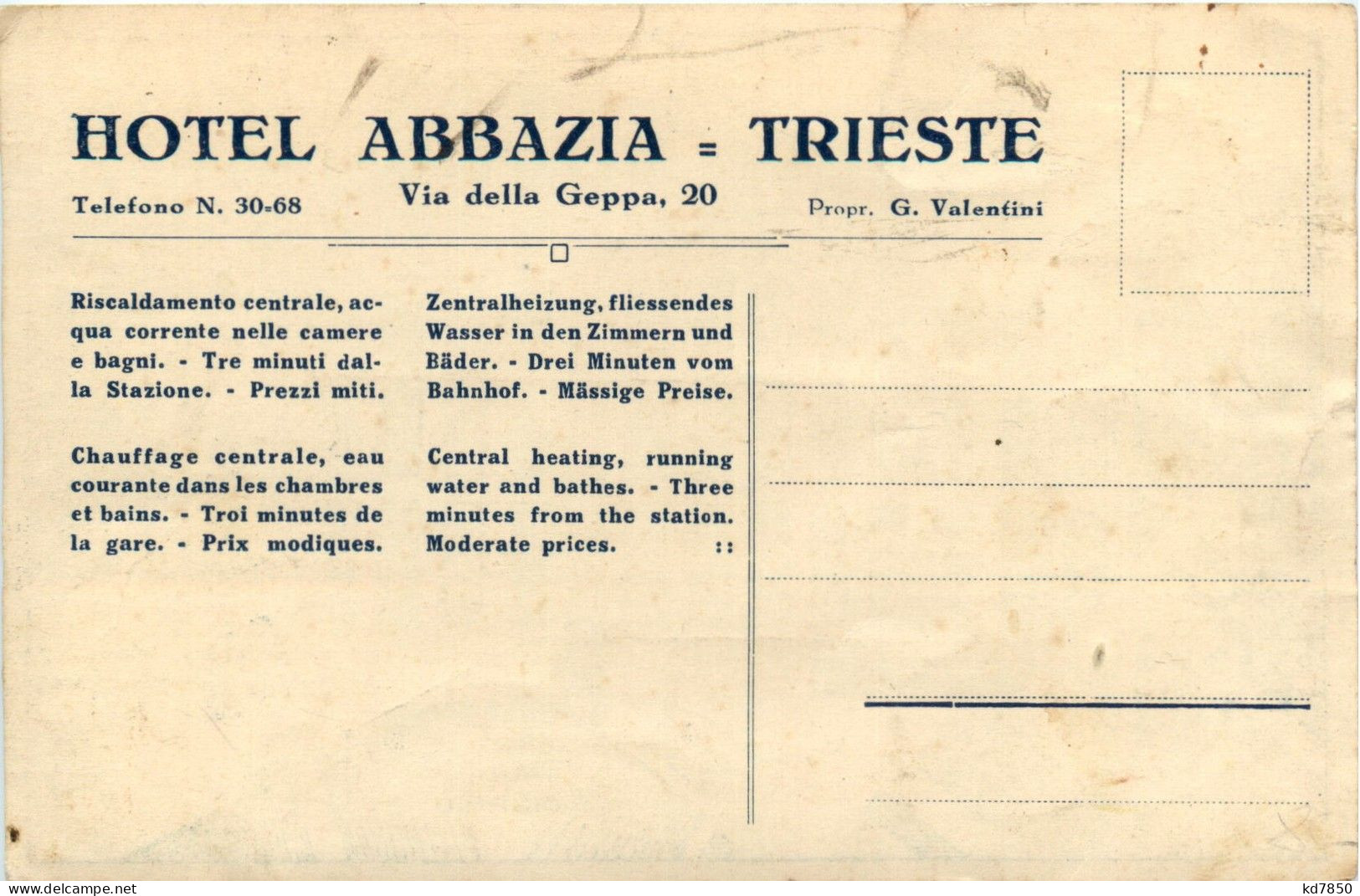 Trieste - Hotel Abbazia - Trieste