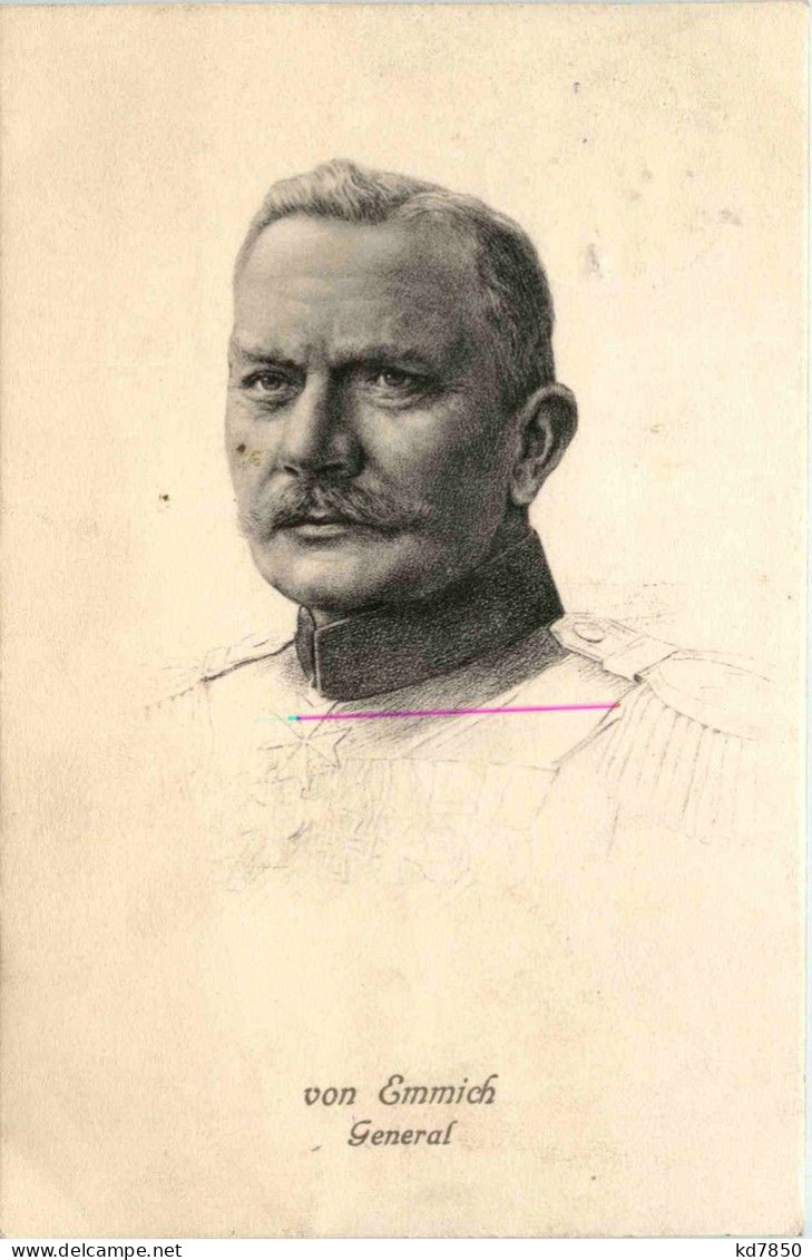 General Von Emmich - Uomini Politici E Militari