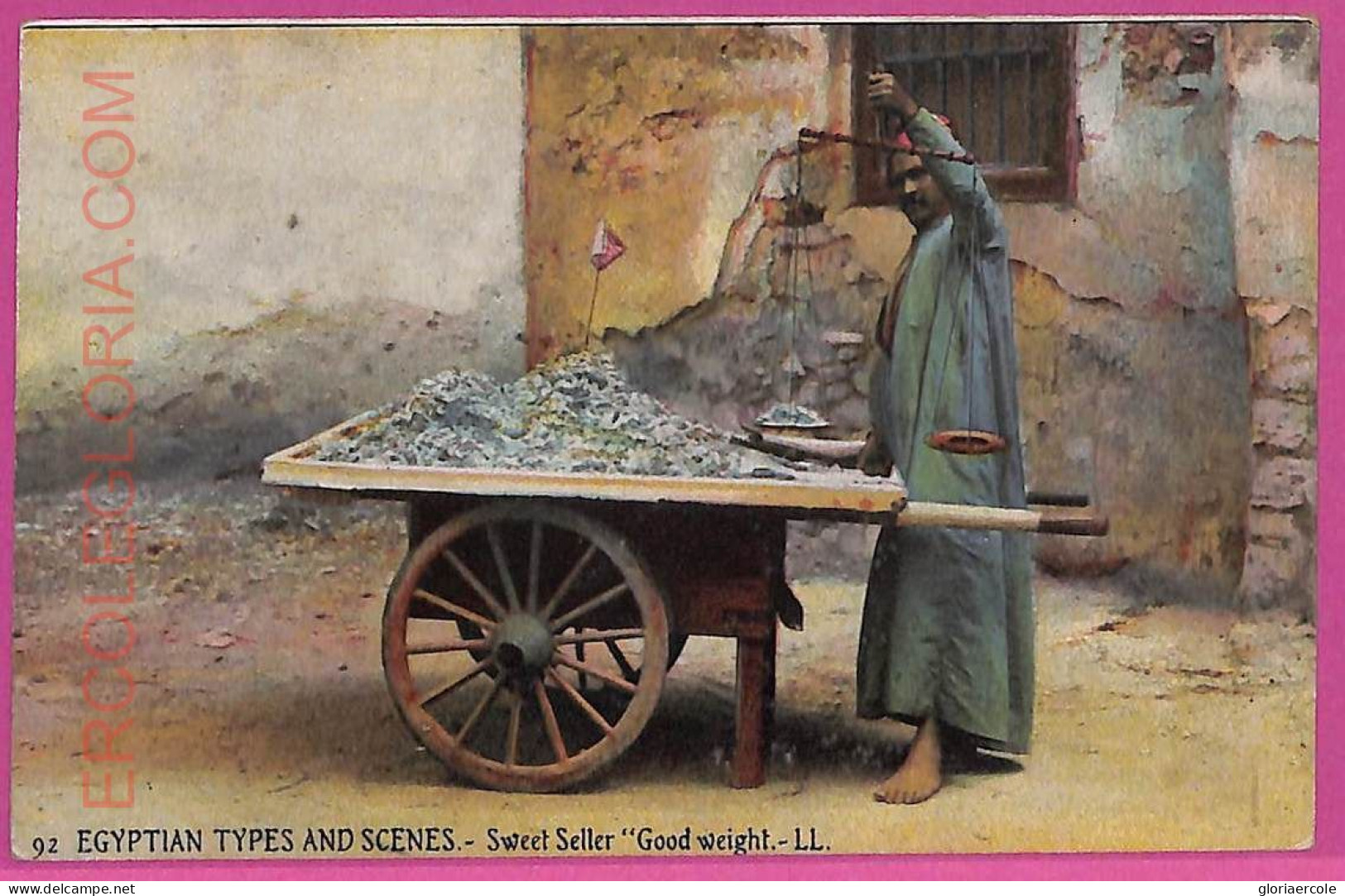 Ag2803 - EGYPT - VINTAGE POSTCARD - Ethnic - Afrika