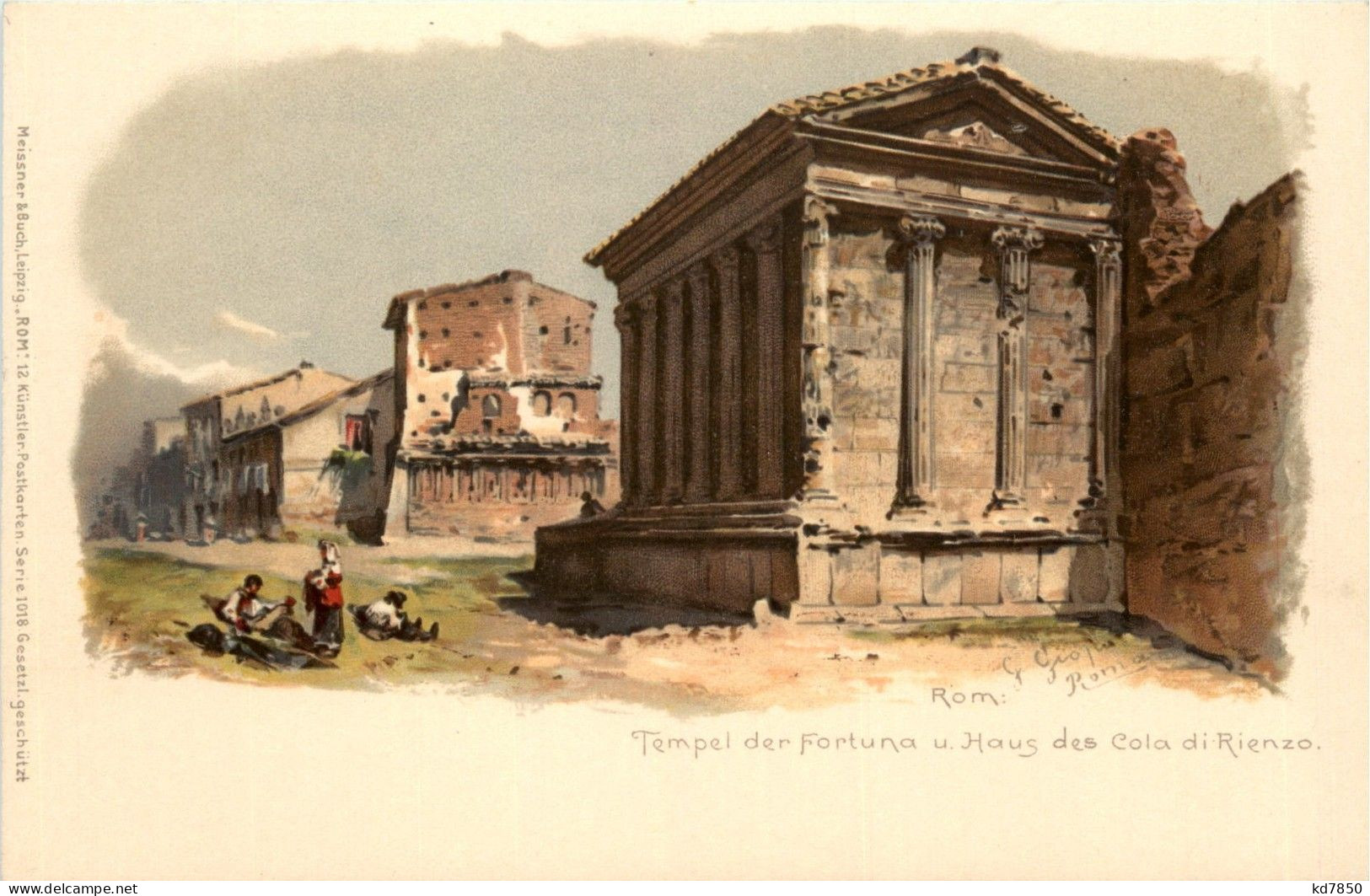 Roma - Tempel Der Fortuna - Autres & Non Classés
