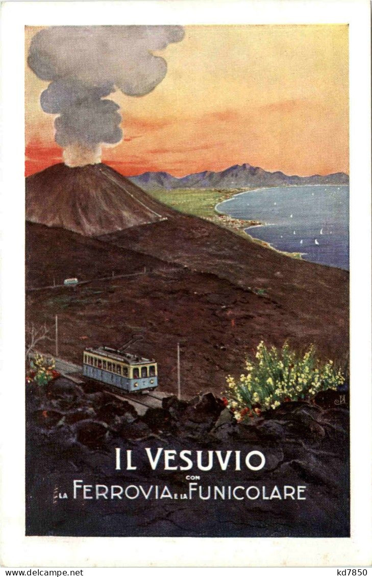 Napoli - IL Vesuvio Ferrovia Funicolare - Napoli