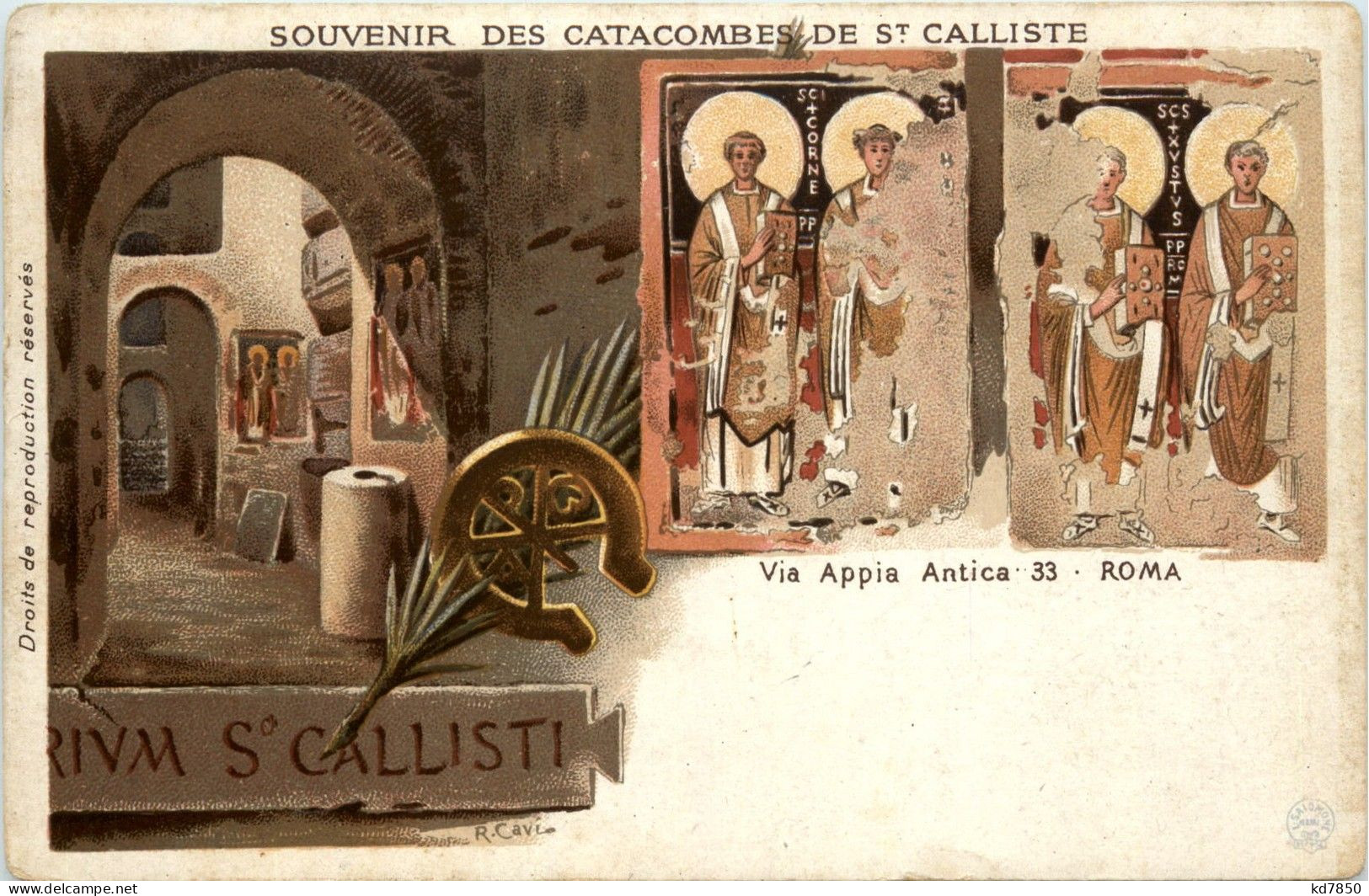 Roma - Souvenir Des Catacombes De St. Calliste - Altri & Non Classificati