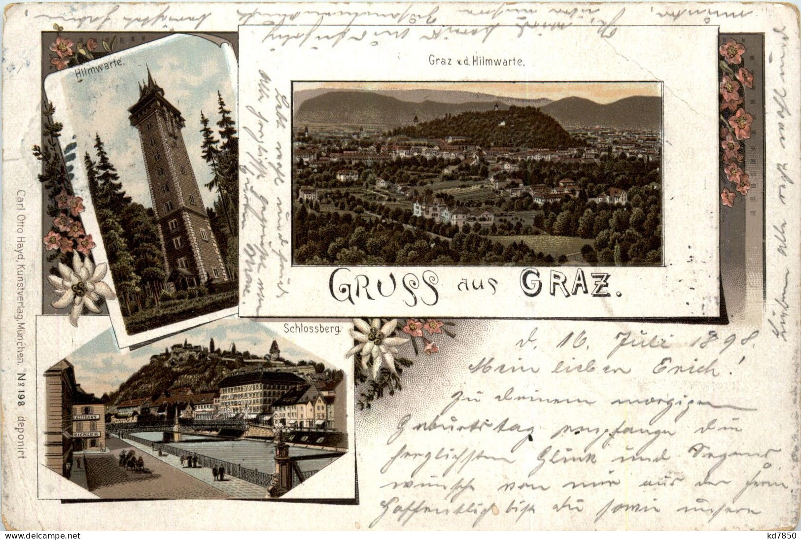 Gruss Aus Graz - Litho - Graz