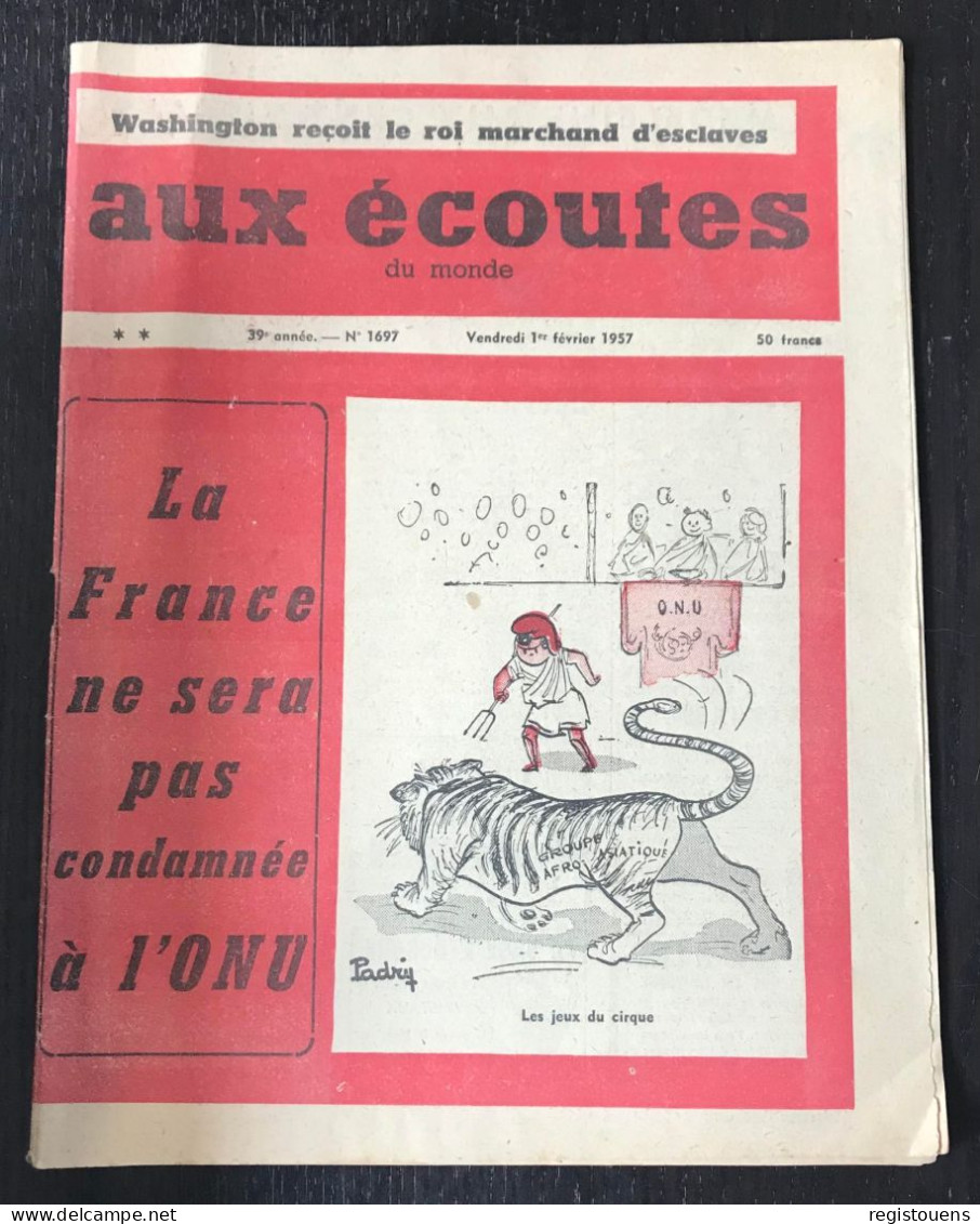 Aux écoutes Du Monde N° 1697 - Other & Unclassified