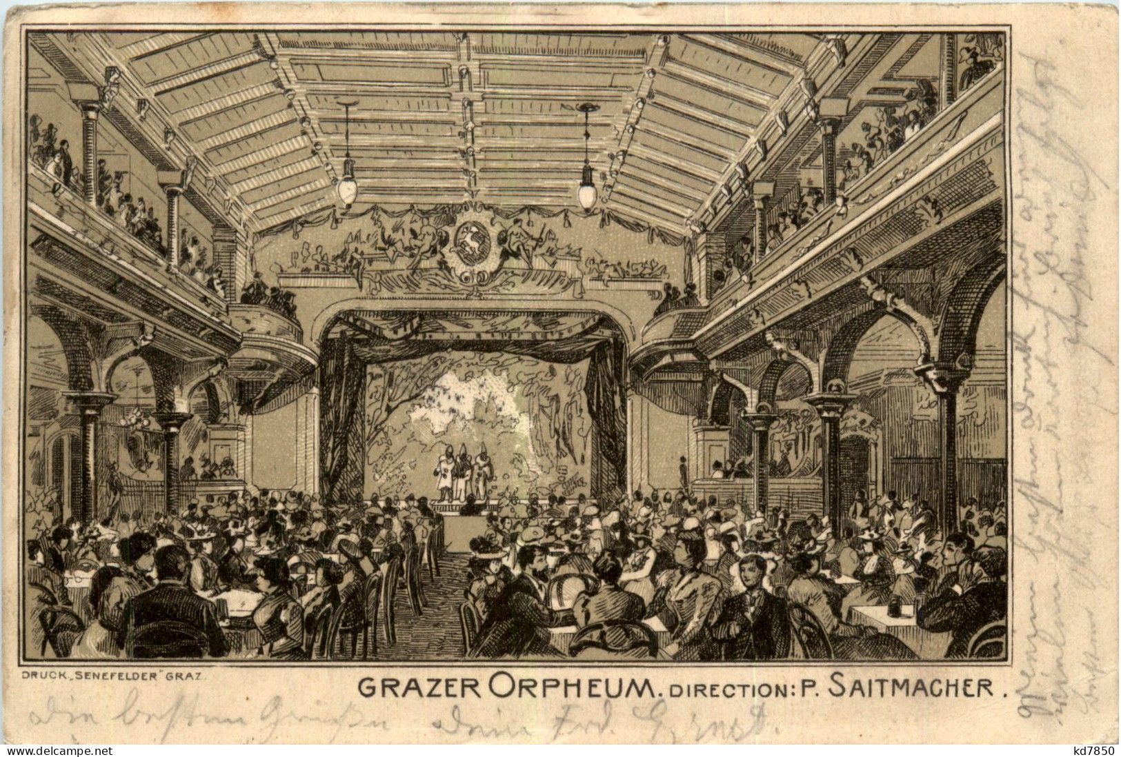 Grazer Orpheum - Litho - Graz