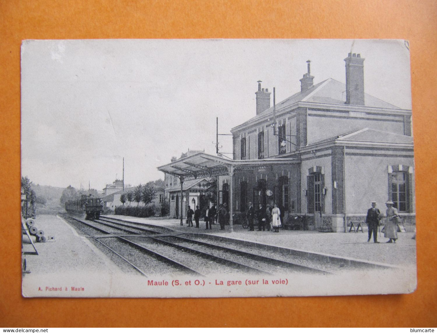 CPA -  MAULE - LA GARE - Maule