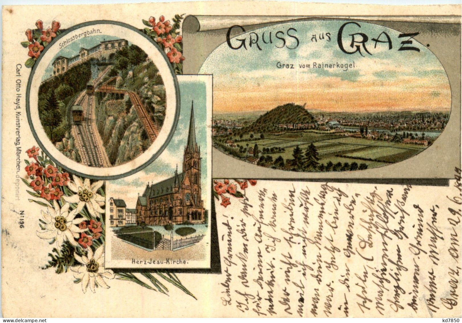 Gruss Aus Graz - Litho - Graz