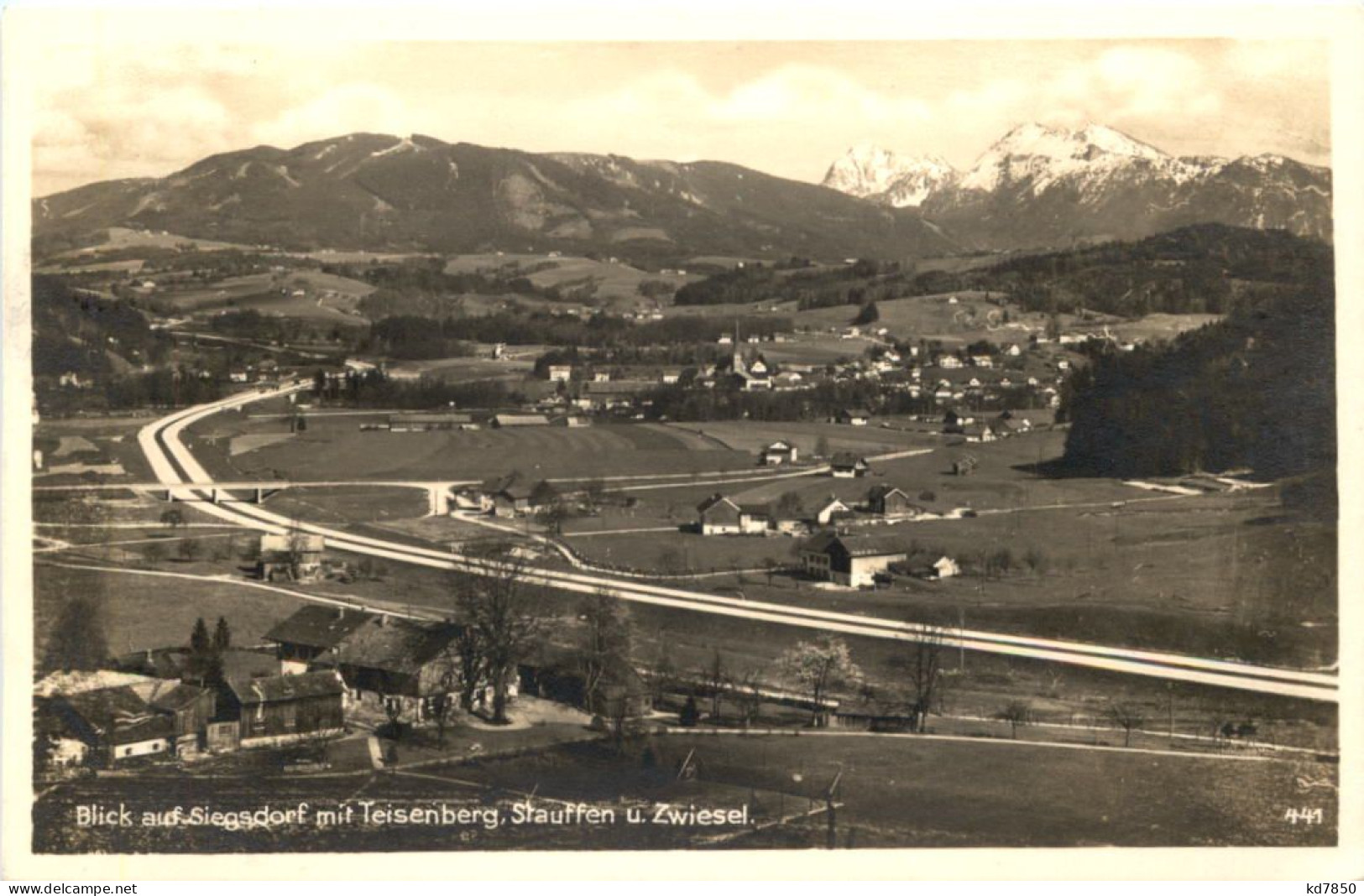 Blick Auf Siegsdorf Mit Teisenberg, Stauffen U. Zwiesel - Traunstein