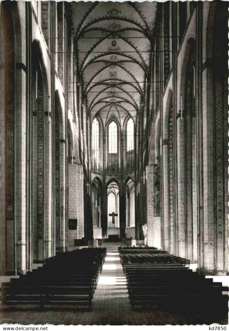 Lübeck, St. Marienkirche, Mittelschiff - Luebeck