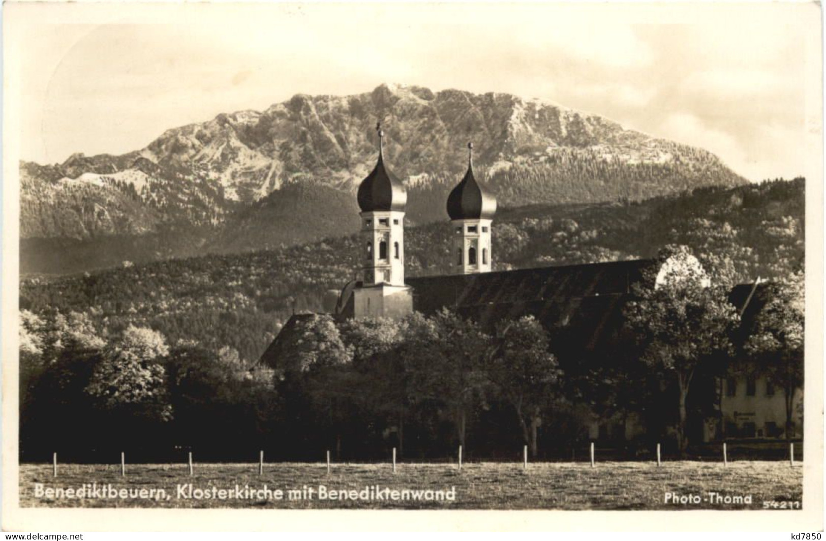 Benediktbeuern, Klosterkirche Mit Benediktenwand - Bad Tölz