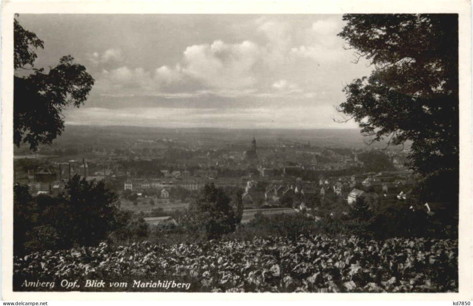 Amberg, Blick Vom Mariahilfberg - Amberg