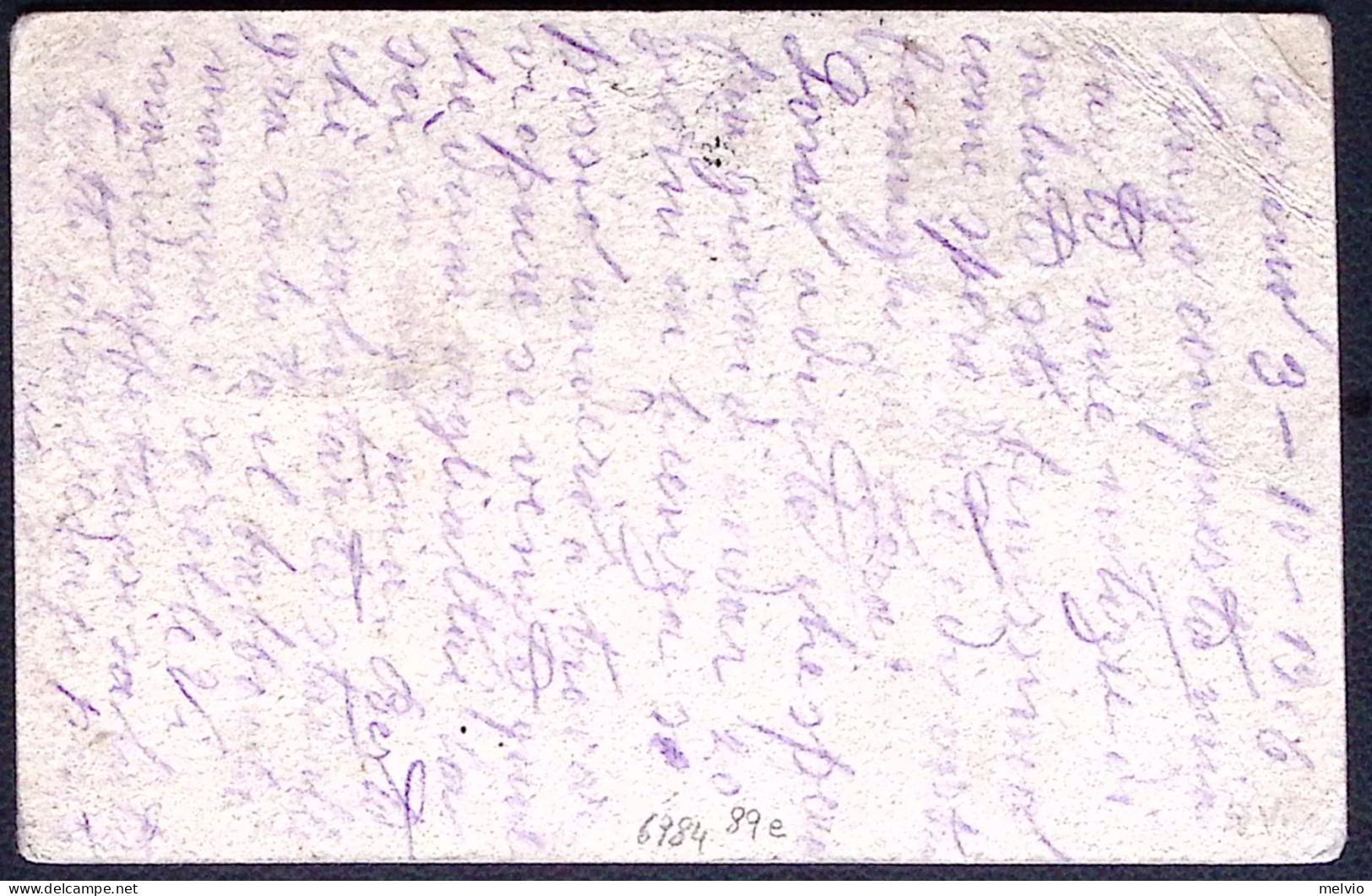 1916-Cartolina Franchigia Non Ufficiale Bandiera A Sinistra Cartoncino Pesante V - Marcophilia