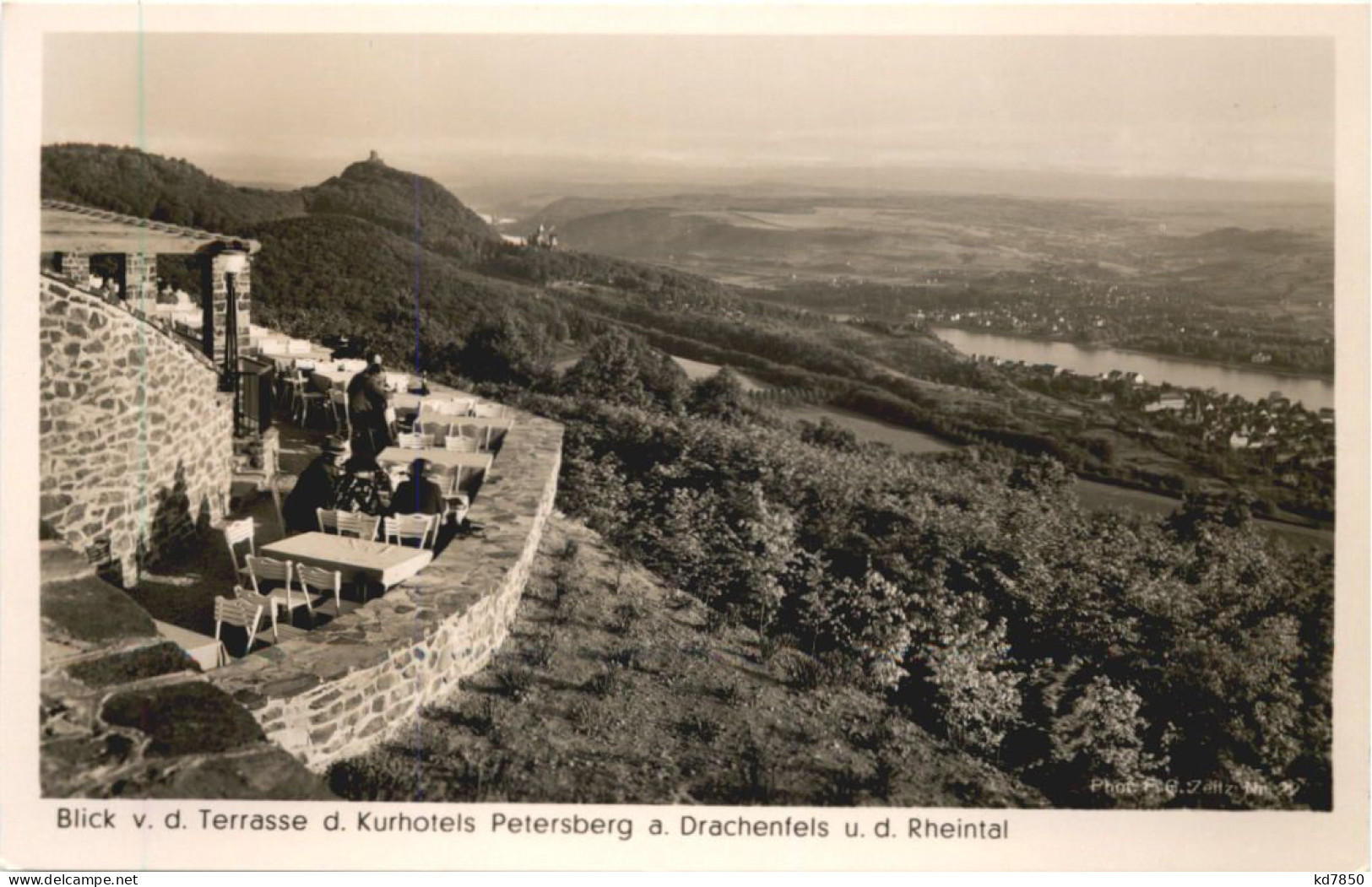 Blick Von Der Terrase D.Kurhotels Petersberg A. Drachenfels - Königswinter