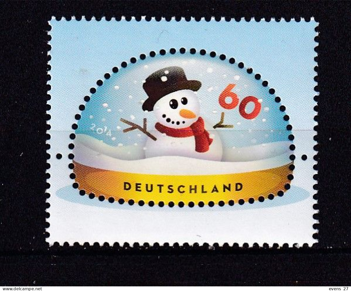 GERMANY-2014-SNOWMAN-MNH. - Ungebraucht