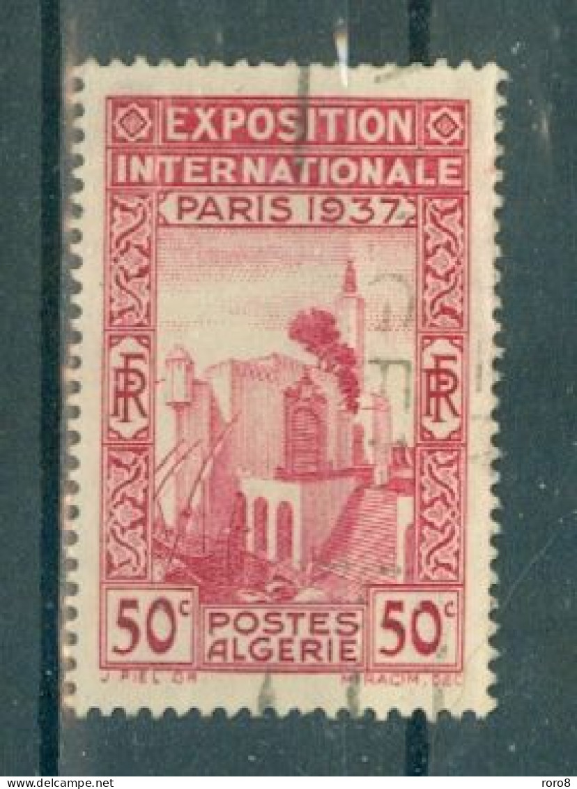 ALGERIE - N°128 Oblitéré. - Exposition Internationale De Paris. - Used Stamps