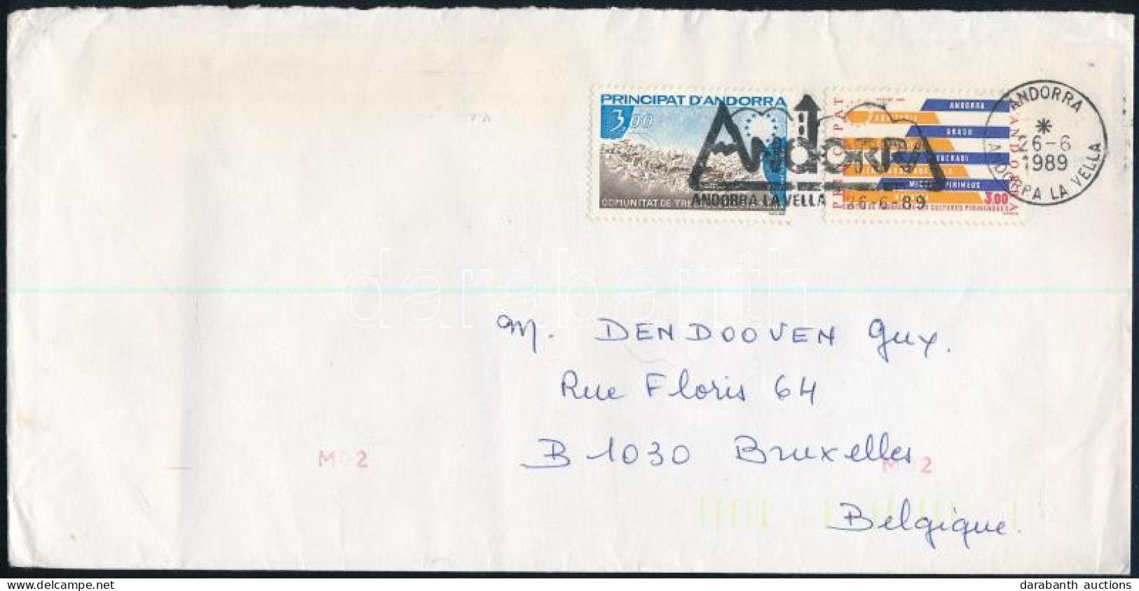 Andorra - Francia Posta 1989 - Autres & Non Classés