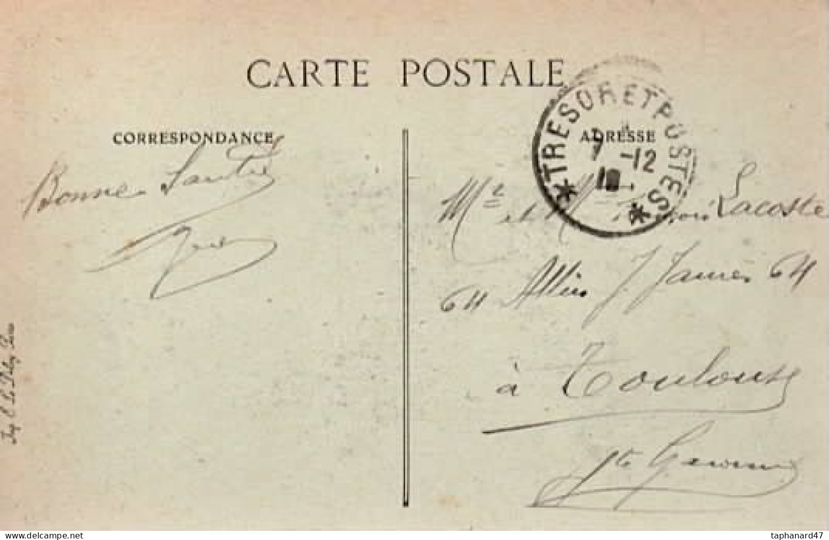 . 51 . VERZY . L'Hôtel De Ville . (cachet : Trésor Et Poste) - Verzy