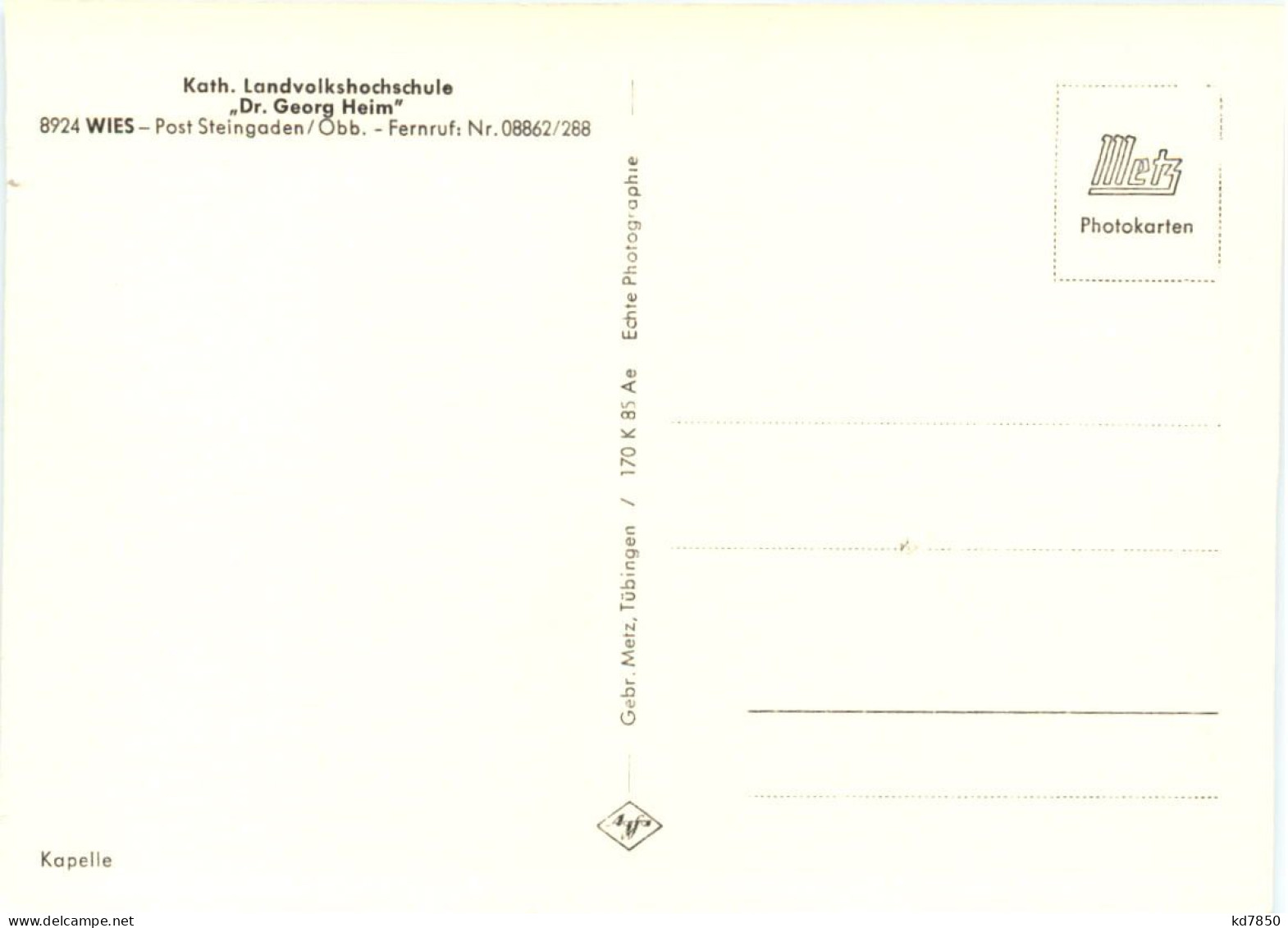 Wies B. Steingaden, Kath. Landvolkshochschule Dr. Georg Heim - Weilheim