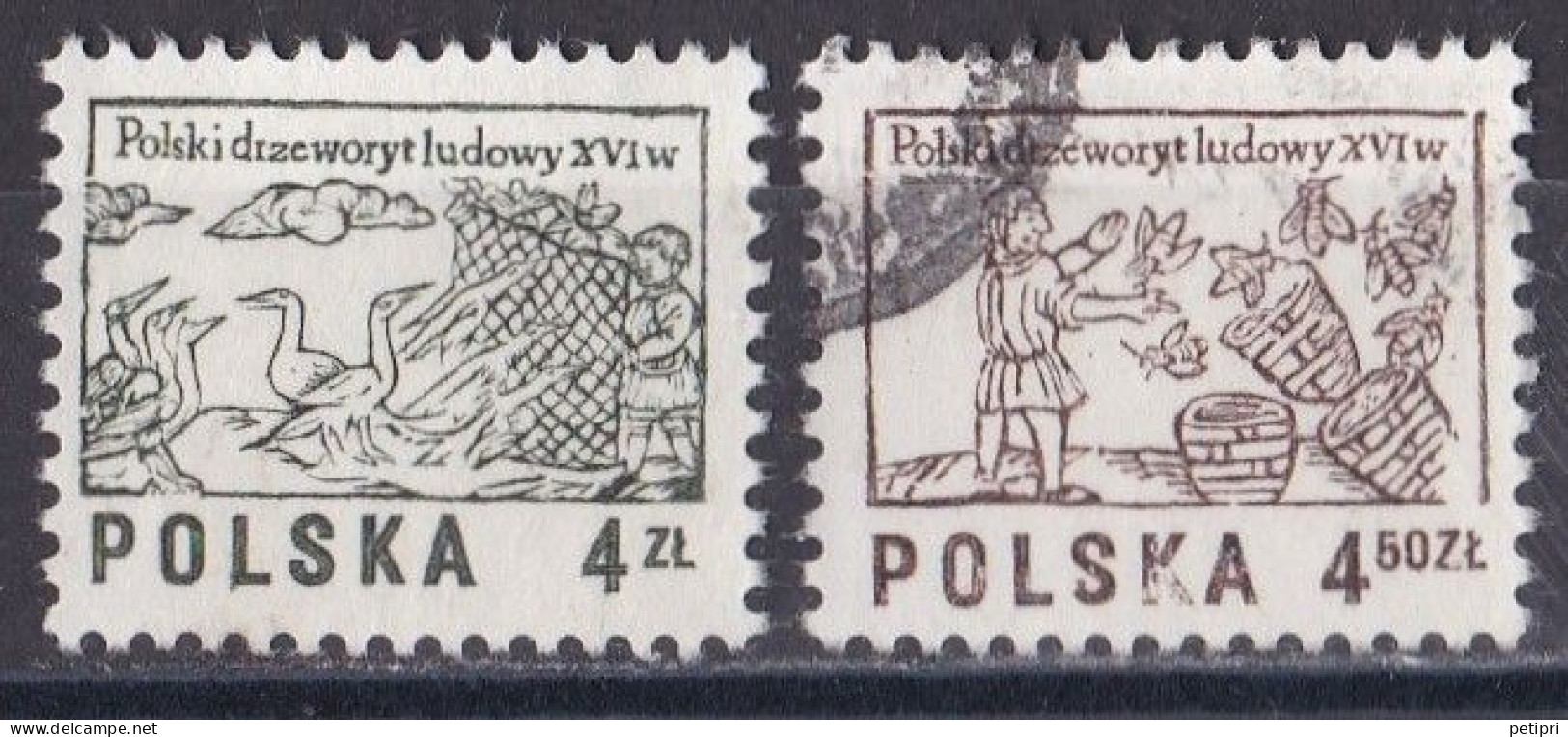 Pologne - République 1971 - 1980   Y & T N °  2366  Et  2367   Oblitérés - Gebraucht