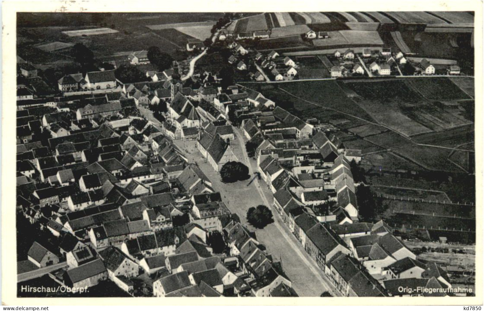 Hirschau/Opf., Fliegeraufnahme - Sulzbach-Rosenberg