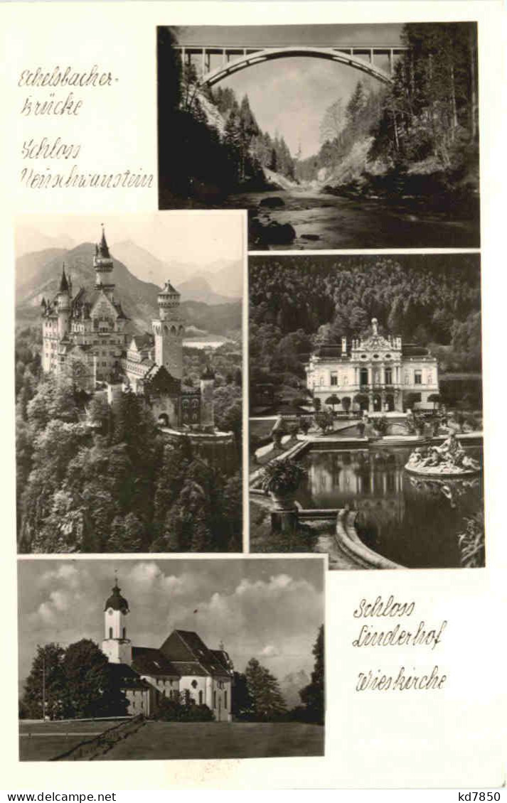 Schloss Neuschwanstein, Div. Bilder, Schloss Linderhof - Autres & Non Classés