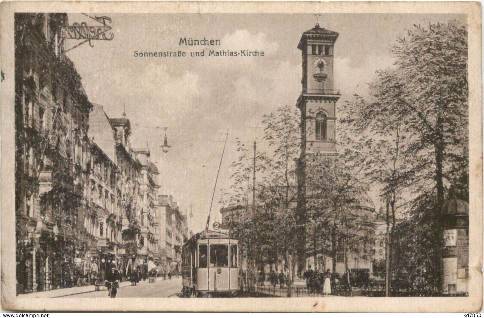 München, Sonnenstrasse Und Mathias-Kirche - München