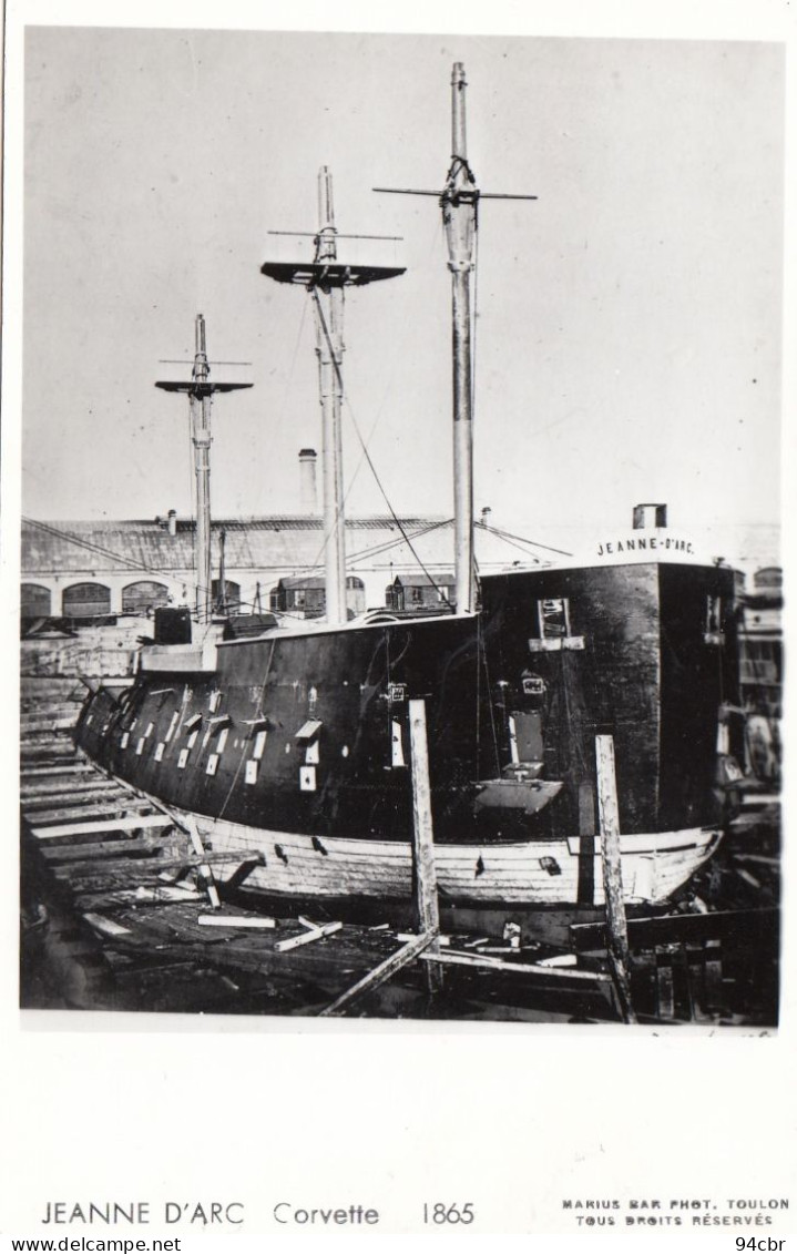 CPA ( Bateau )  JEANNE D ARC  Corvette 1865 (b.burtheme) - Guerra