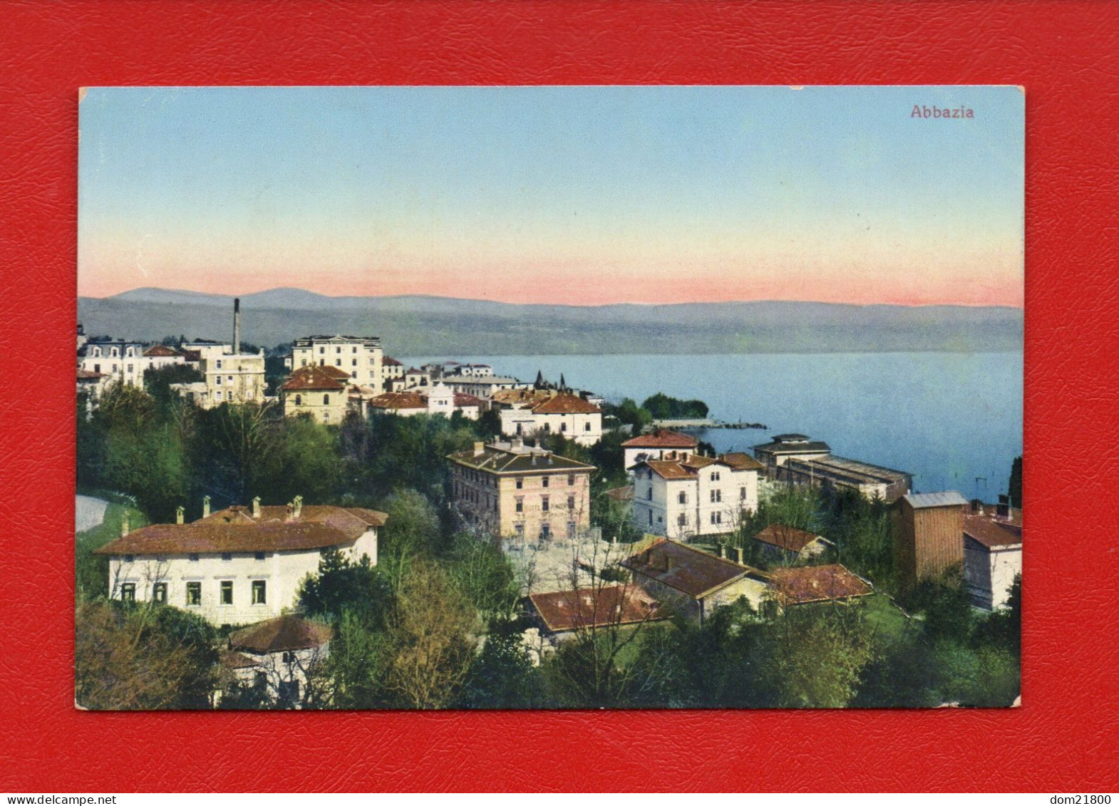 CPA  - OPATIJA  - ABBAZIA : Quartier. Ecrite En 1919 - Croazia