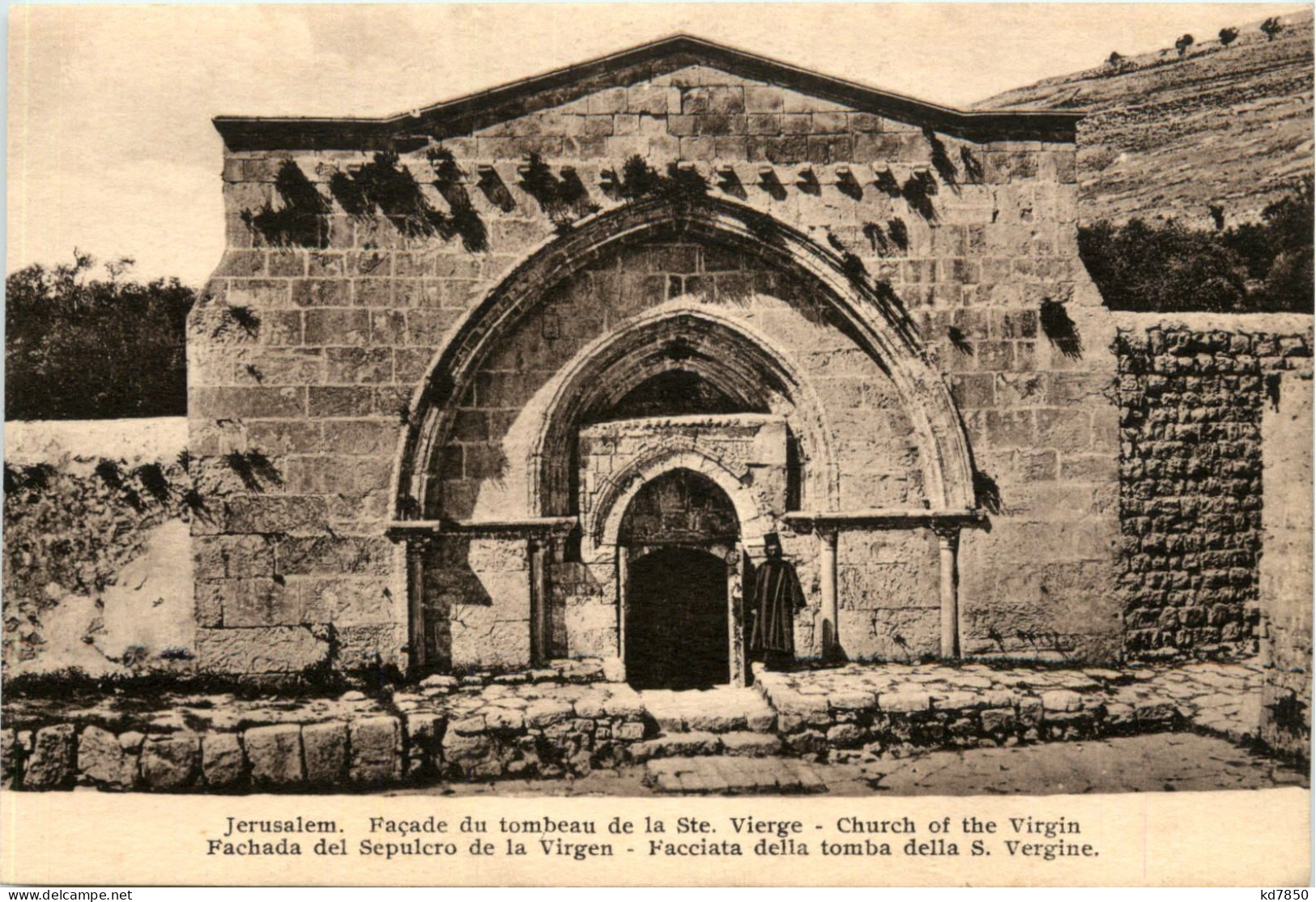 Jerusalem - Church Of The Virgin Fachada Les Sepulcro - Israel