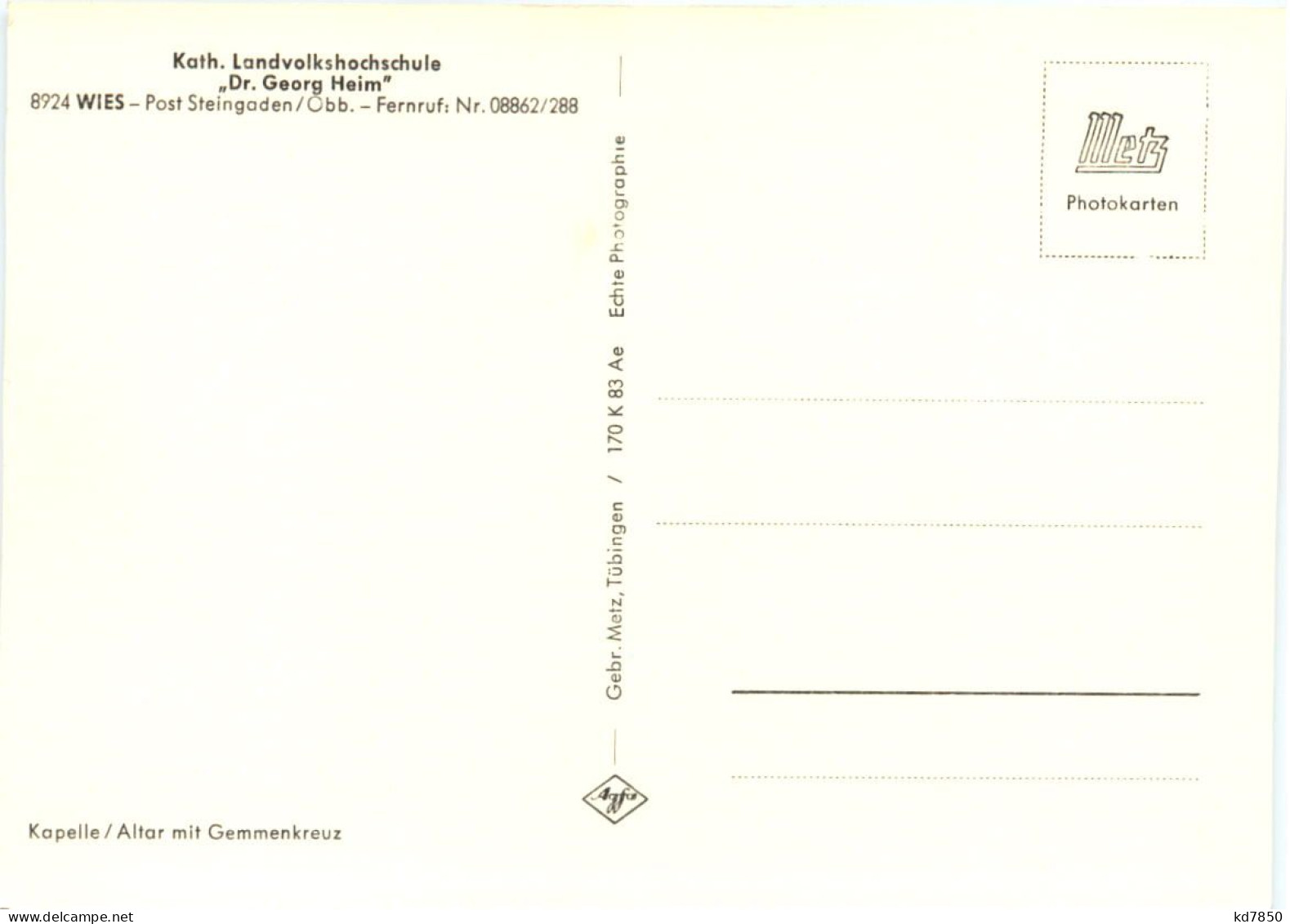 Wies B. Steingaden, Kath. Landvolkshochschule Dr. Georg Heim - Weilheim