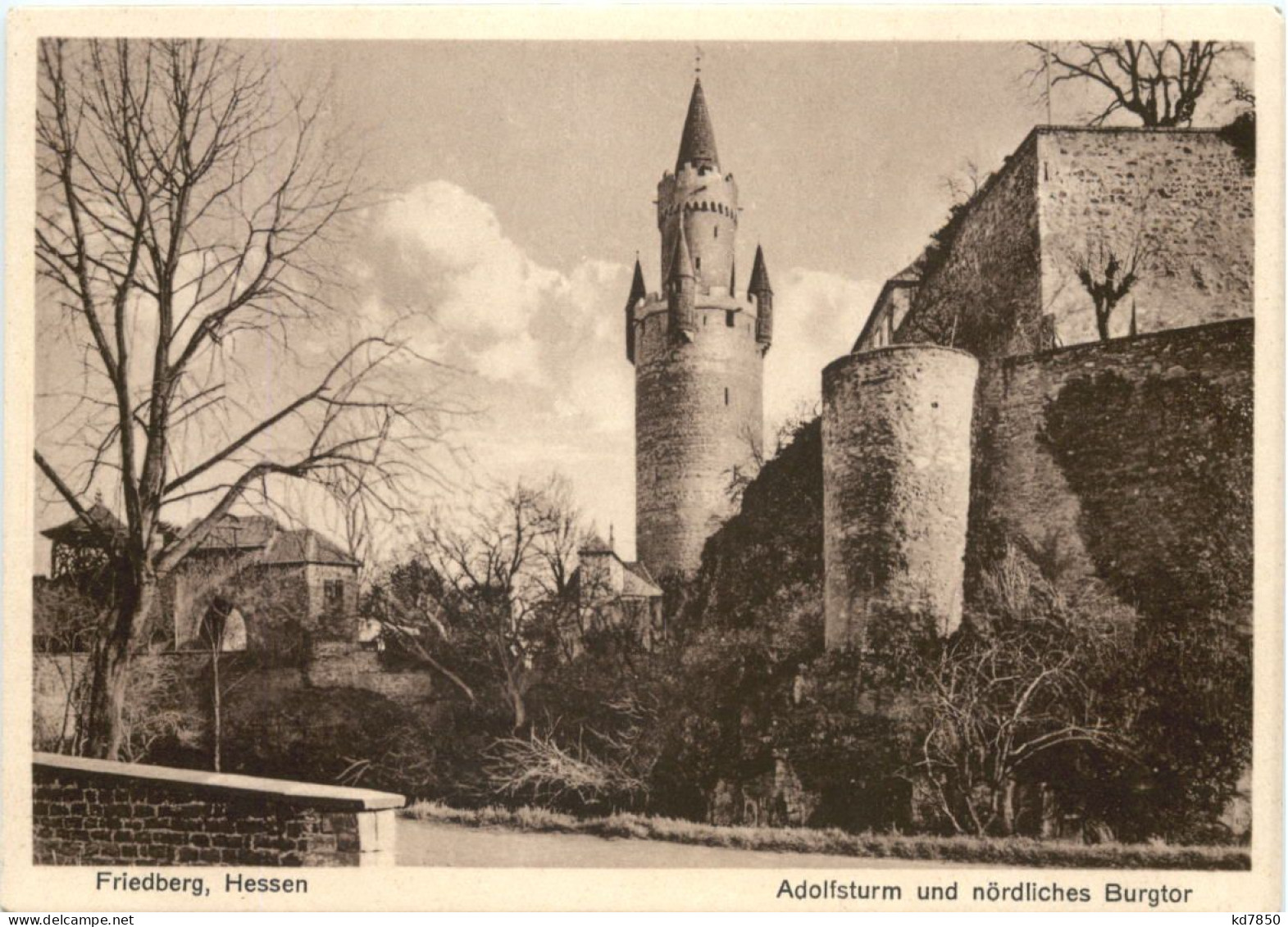 Friedberg, Hessen, Adolfsturm Und Nördliches Burgtor - Friedberg