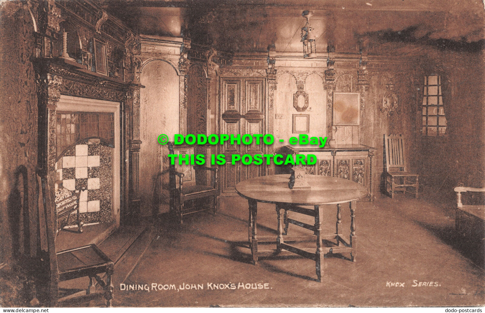 R499233 John Knox House. Dining Room. W. J. Hay. John Knox. Knox Series - Monde