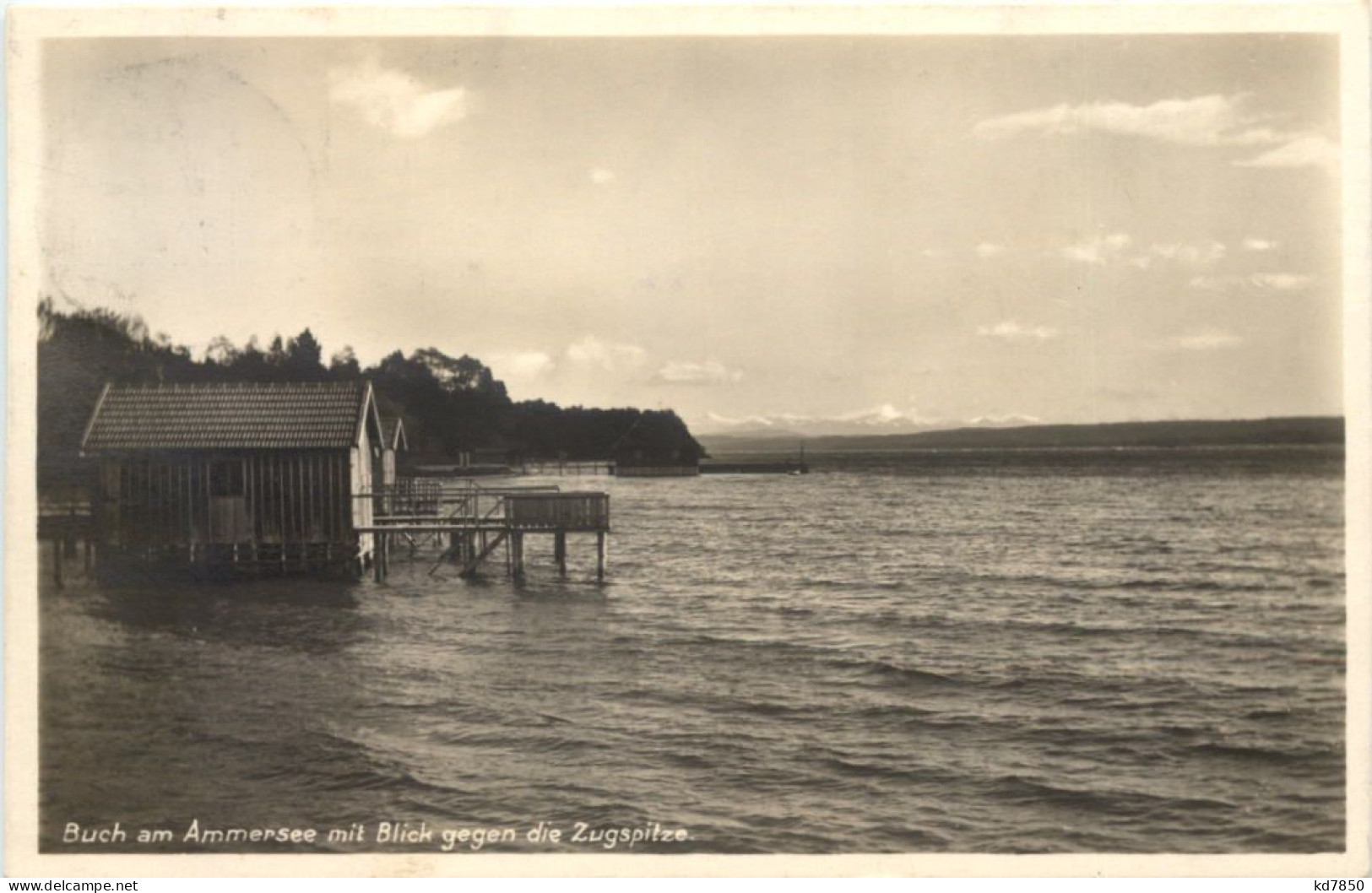 Buch Am Ammersee, Mit Blick Gegen Die Zugspitze - Starnberg