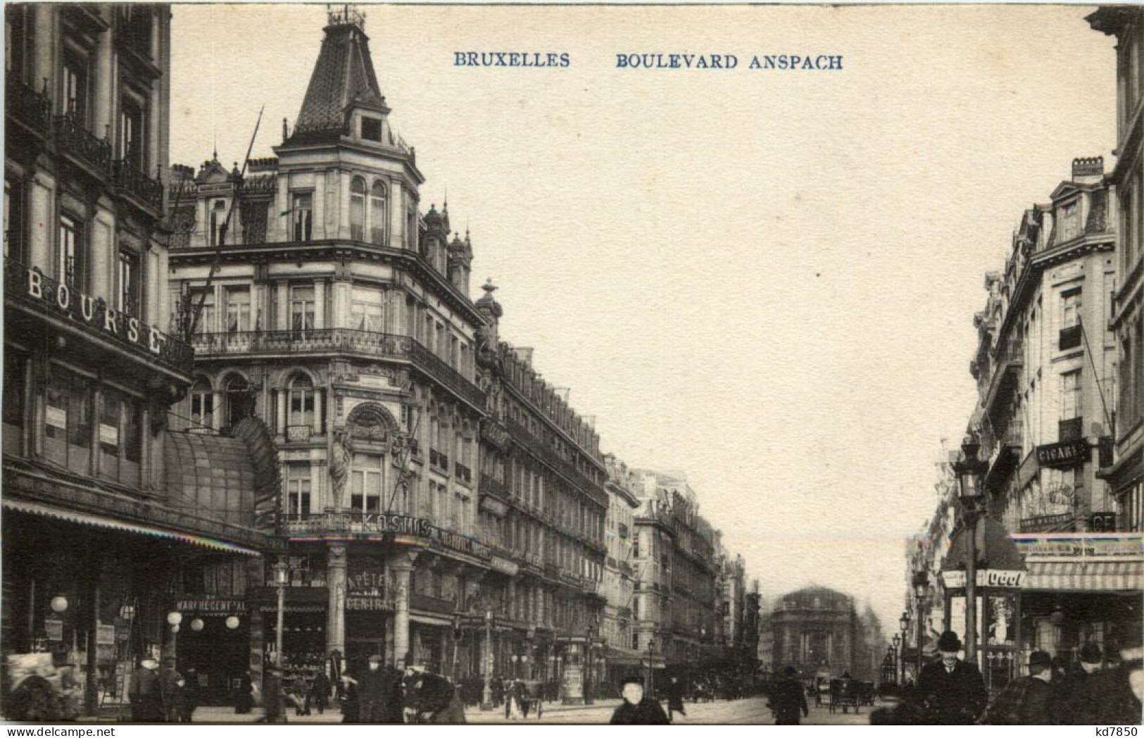 Bruxelles - Boulevard Anspach - Andere & Zonder Classificatie