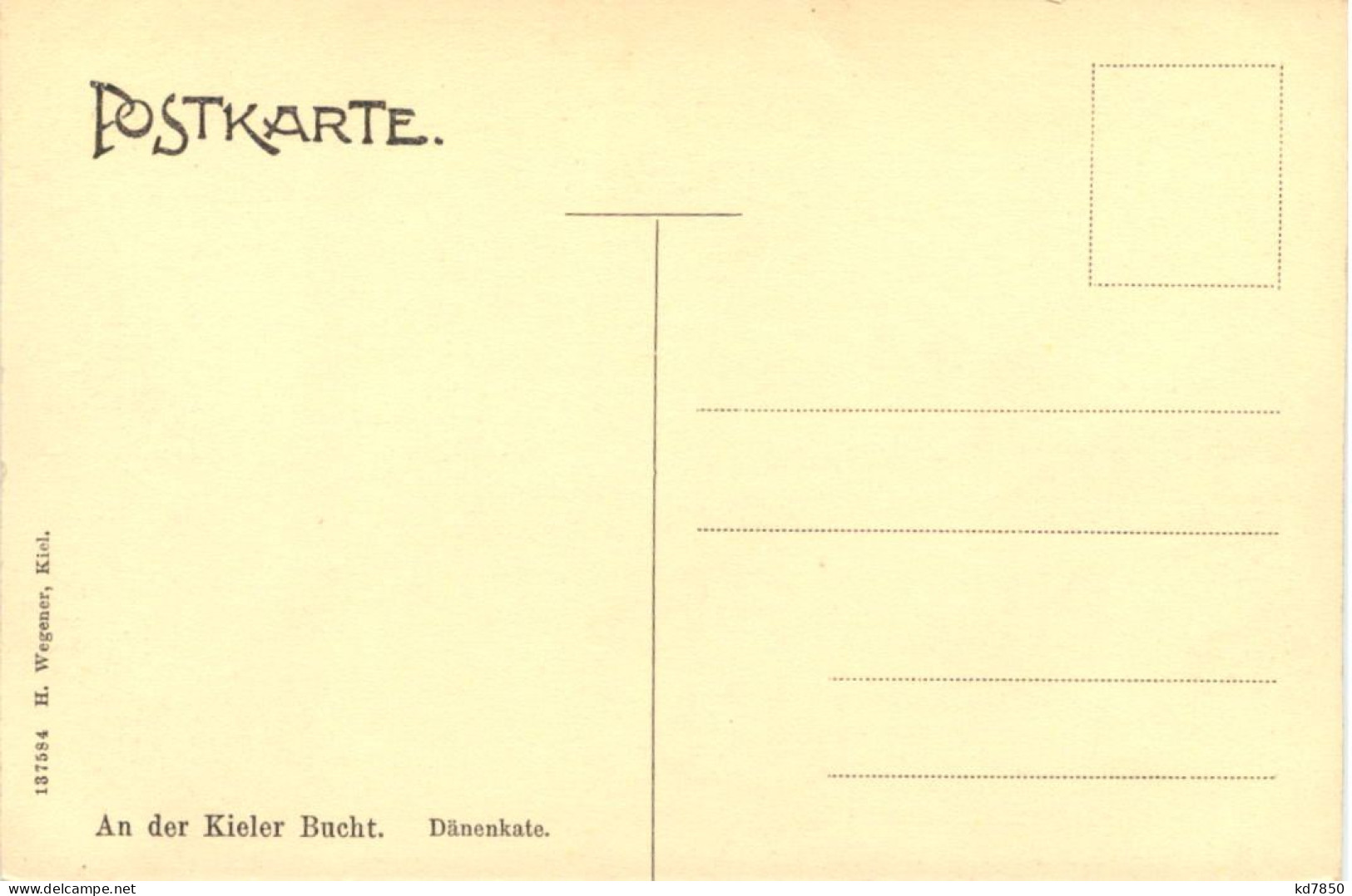 An Der Kieler Bucht, Dänenkate - Autres & Non Classés