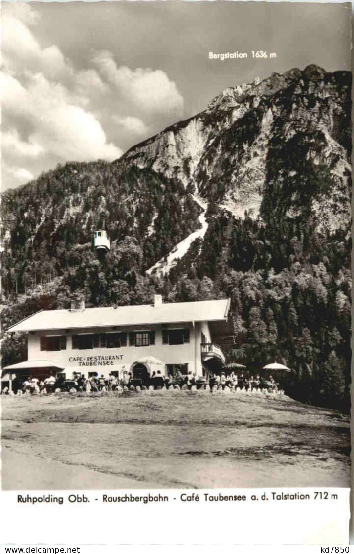 Ruhpolding, Rauschbergbahn-Cafe Taubenhaus - Ruhpolding