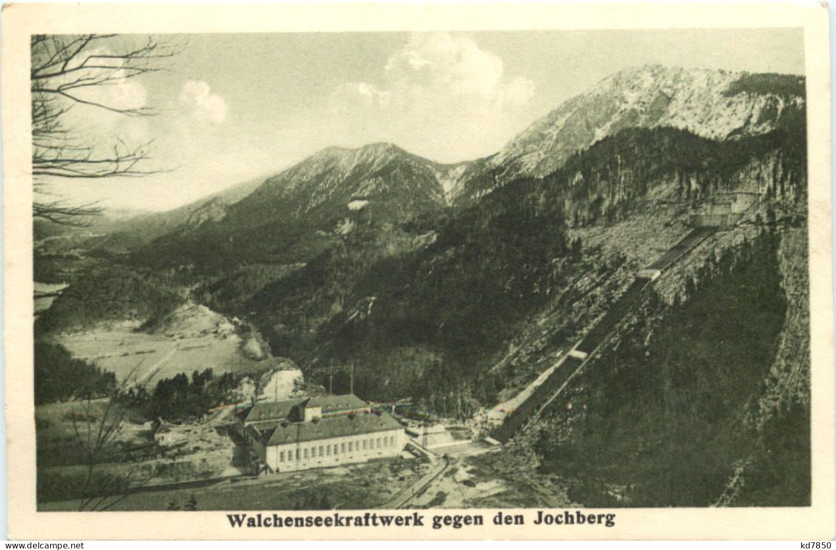 Walchenseekraftwerk Gegen Den Jochberg - Bad Toelz