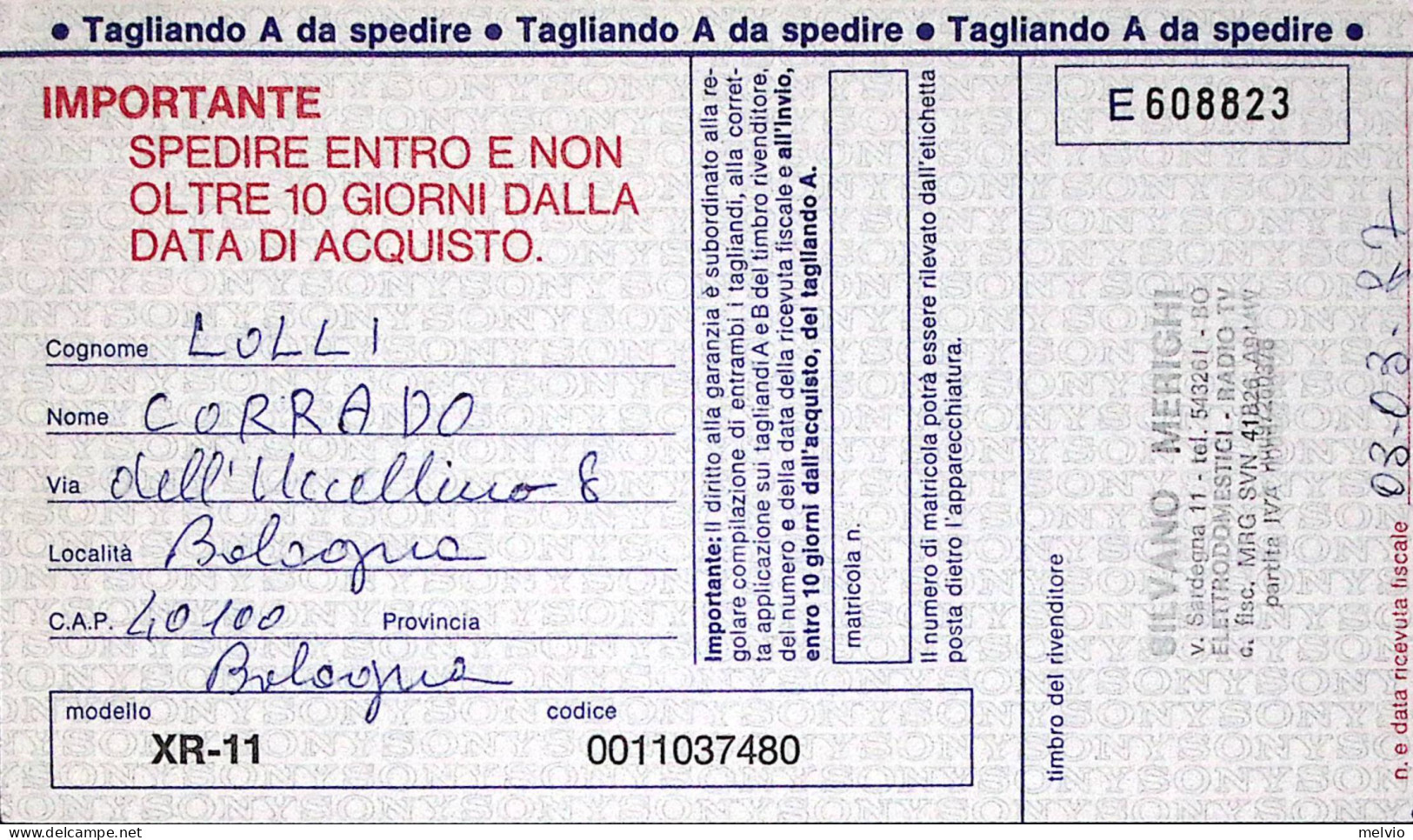 1987-esposizione Filatelica Italia1985 Lire 500 Colombina Di Basilea Isolato Su  - 1981-90: Marcophilie