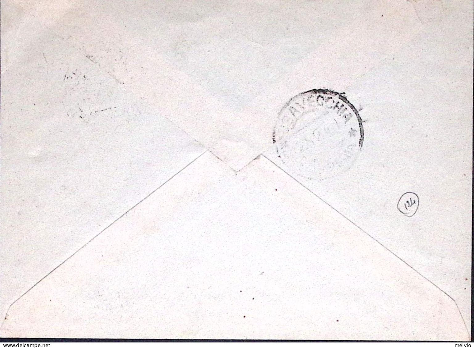1953-CONGRESSO MICROBIOOGIA Lire 25 Isolato Su Busta - 1946-60: Poststempel