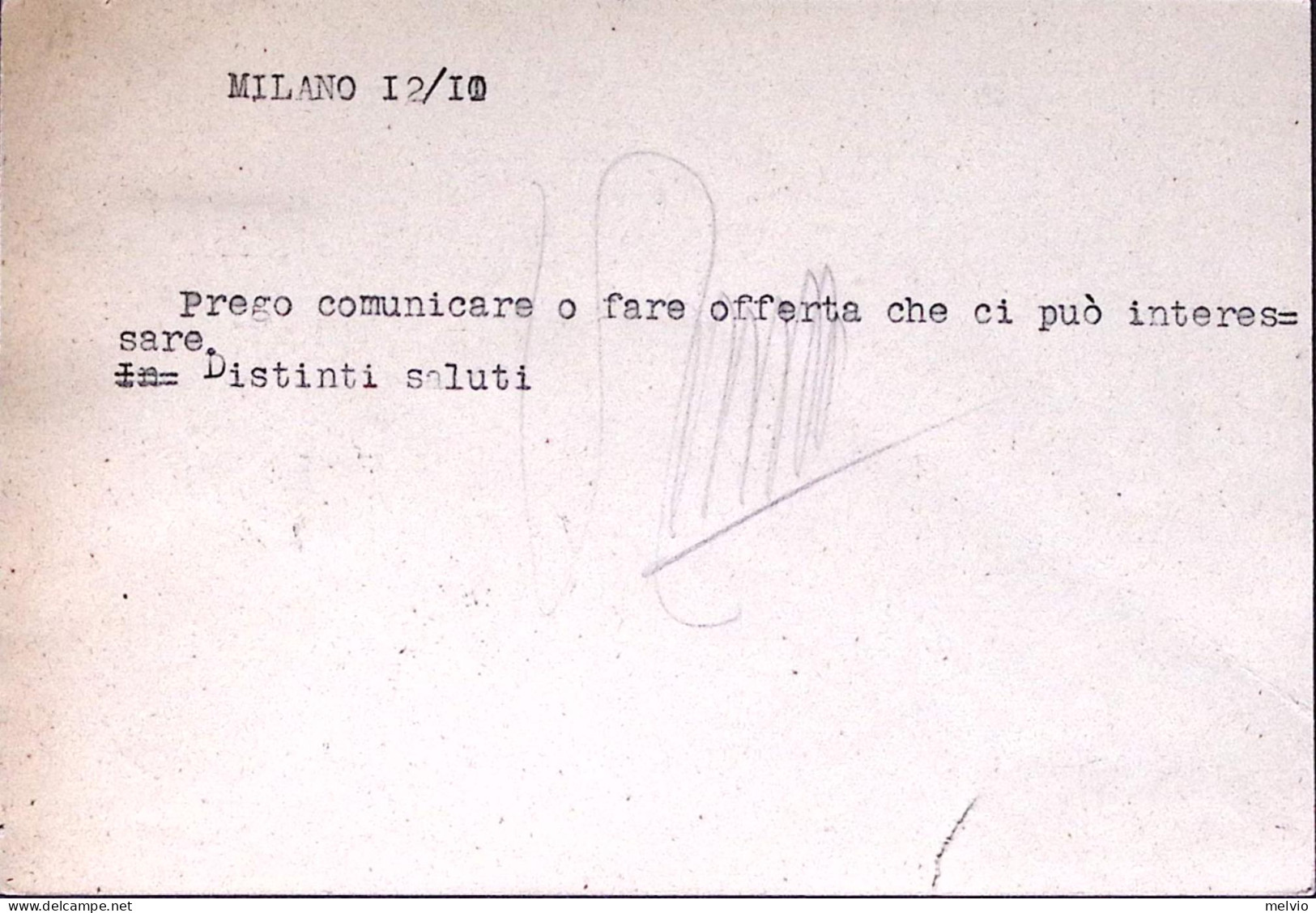 1948-RISORGIMENTO Lire 12 Isolato Su Cartolina Con Insignificante Strappetto In  - 1946-60: Marcophilie