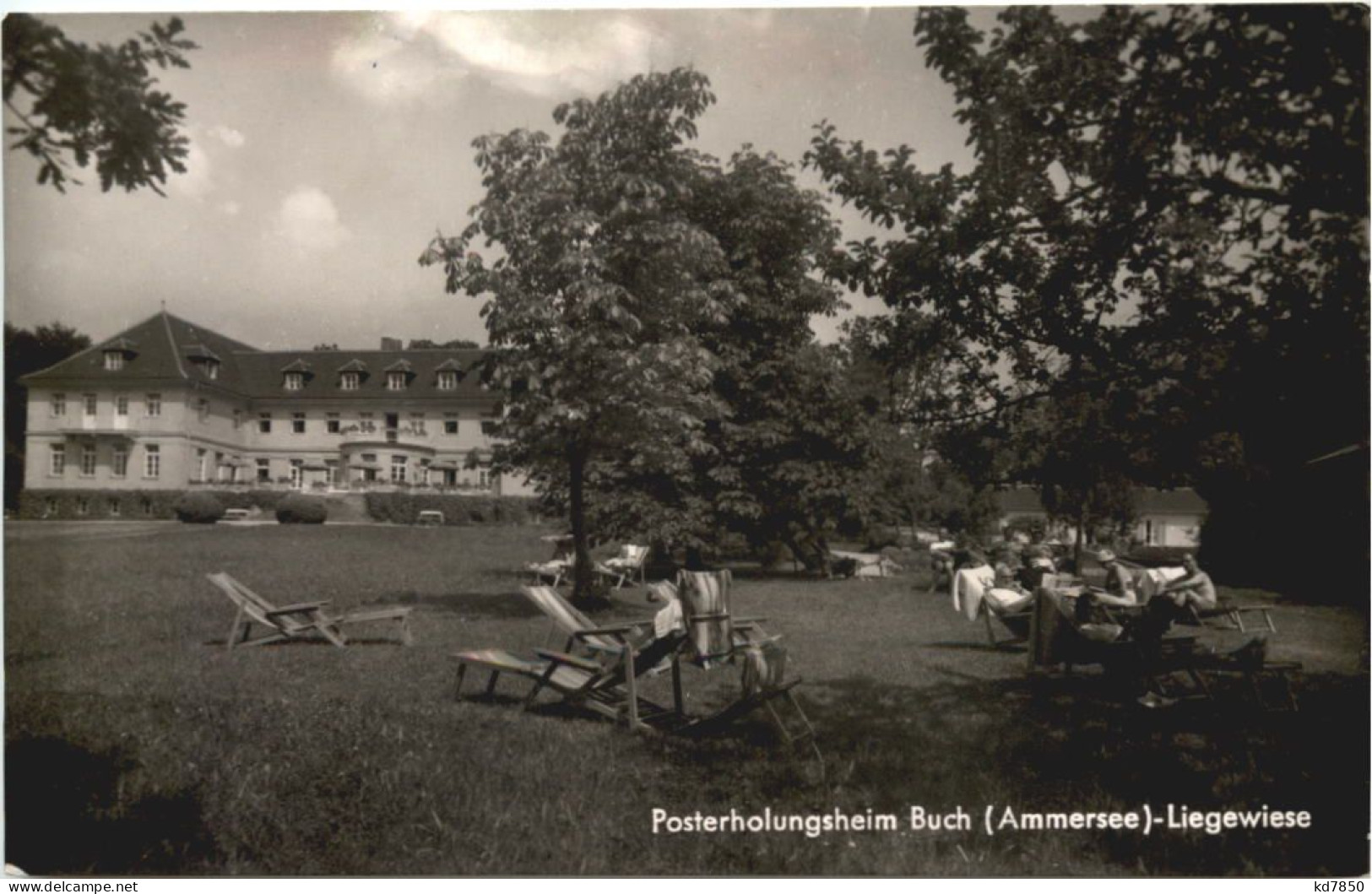 Gruss Aus Buch Am Ammersee, Posterholungsheim, Liegewiese - Starnberg