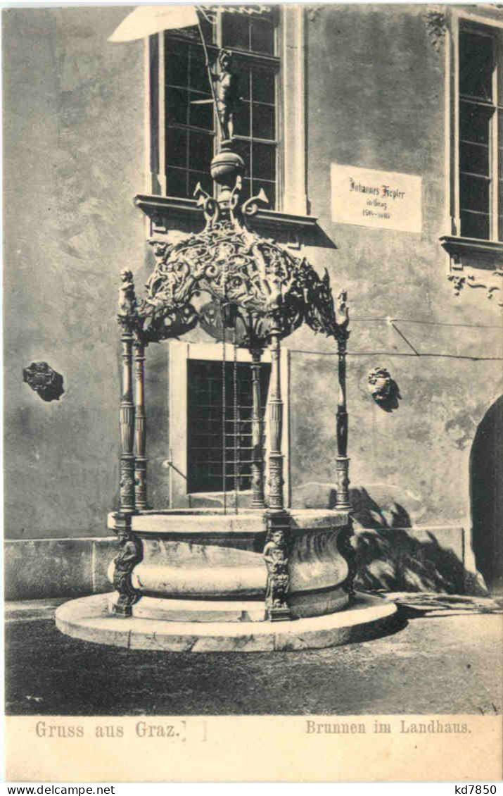 Gruss Aus Graz, Brunnen Im Landhaus - Graz