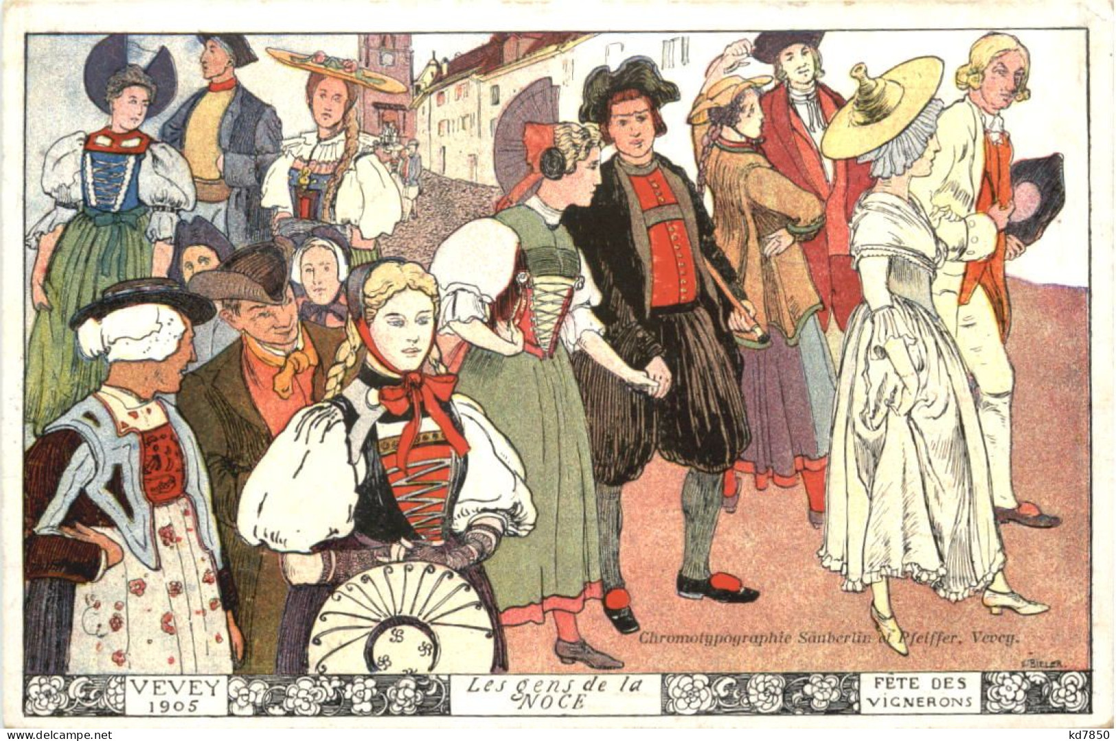 Vevey - Fete Des Vignerons 1905 - Vevey