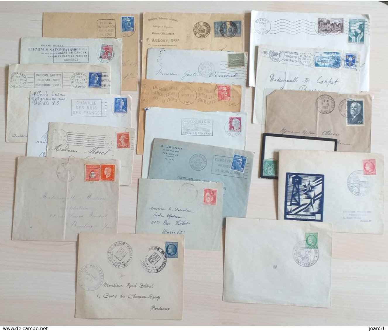 (14) LOT D'OBLITERATIONS DIVERSES - Mechanical Postmarks (Other)